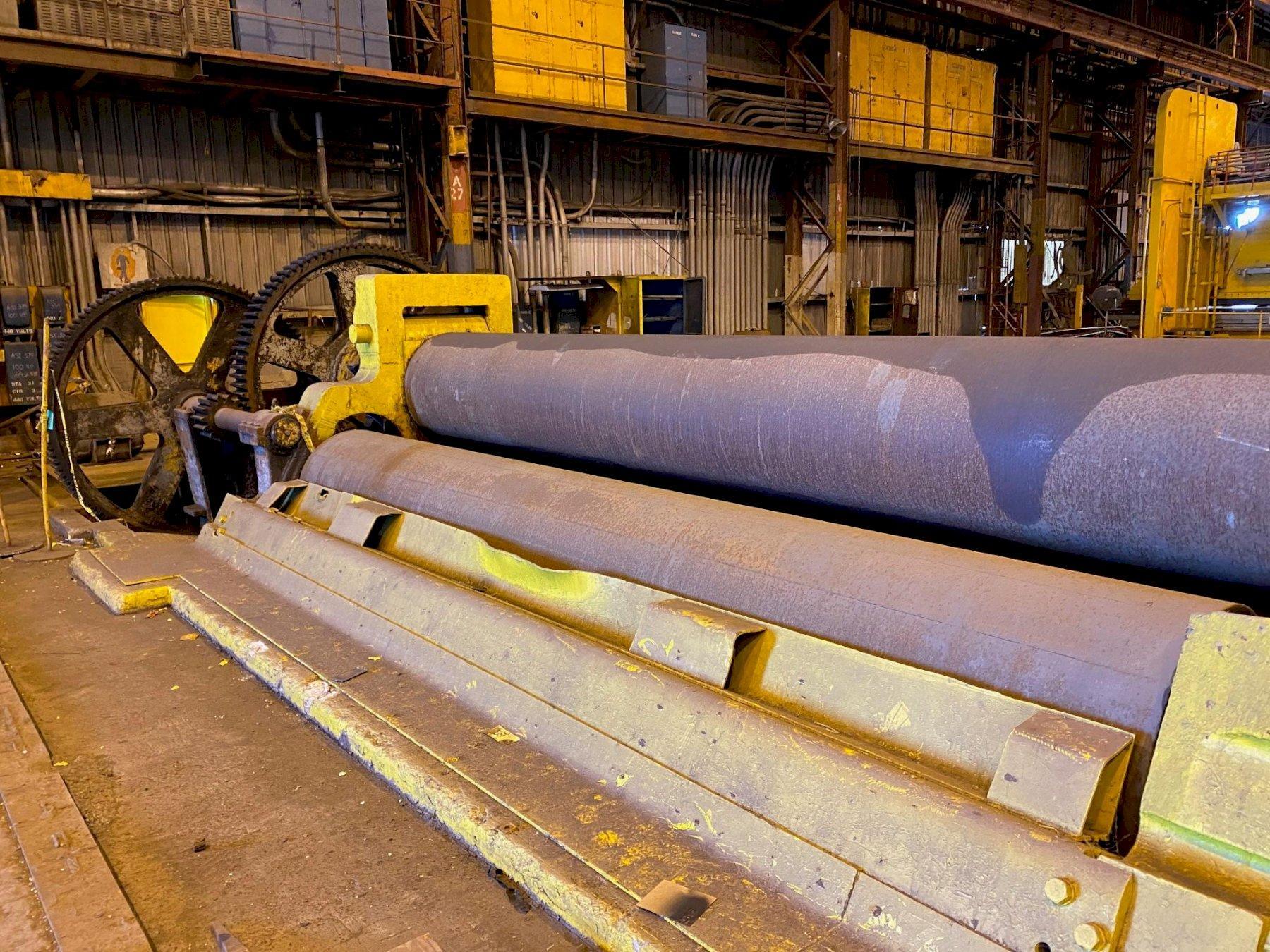 20′ x 31/2″ Bertsch Model 34 Pyramid Plate Bending Rolls G2000 Inc.