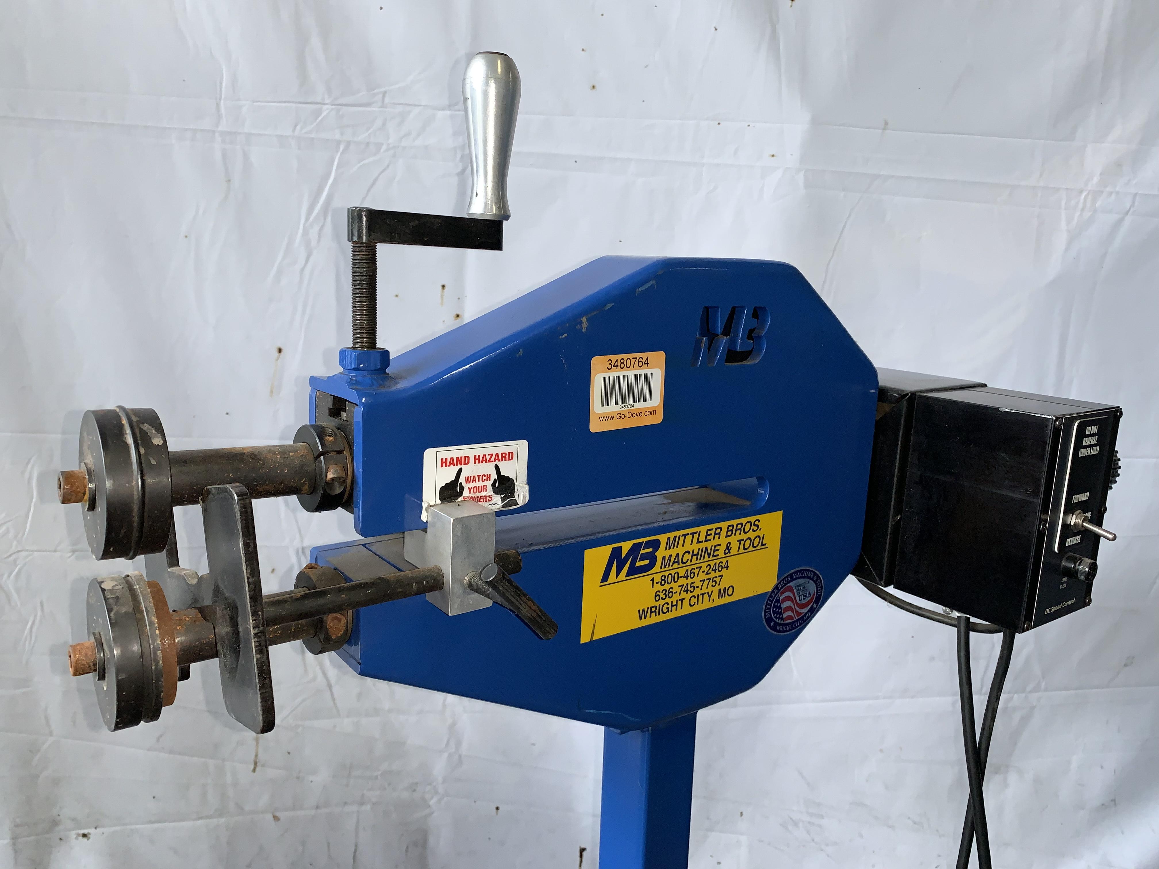 MITTLER BROS MACHINE & TOOL BEADING MACHINE STOCK 11167