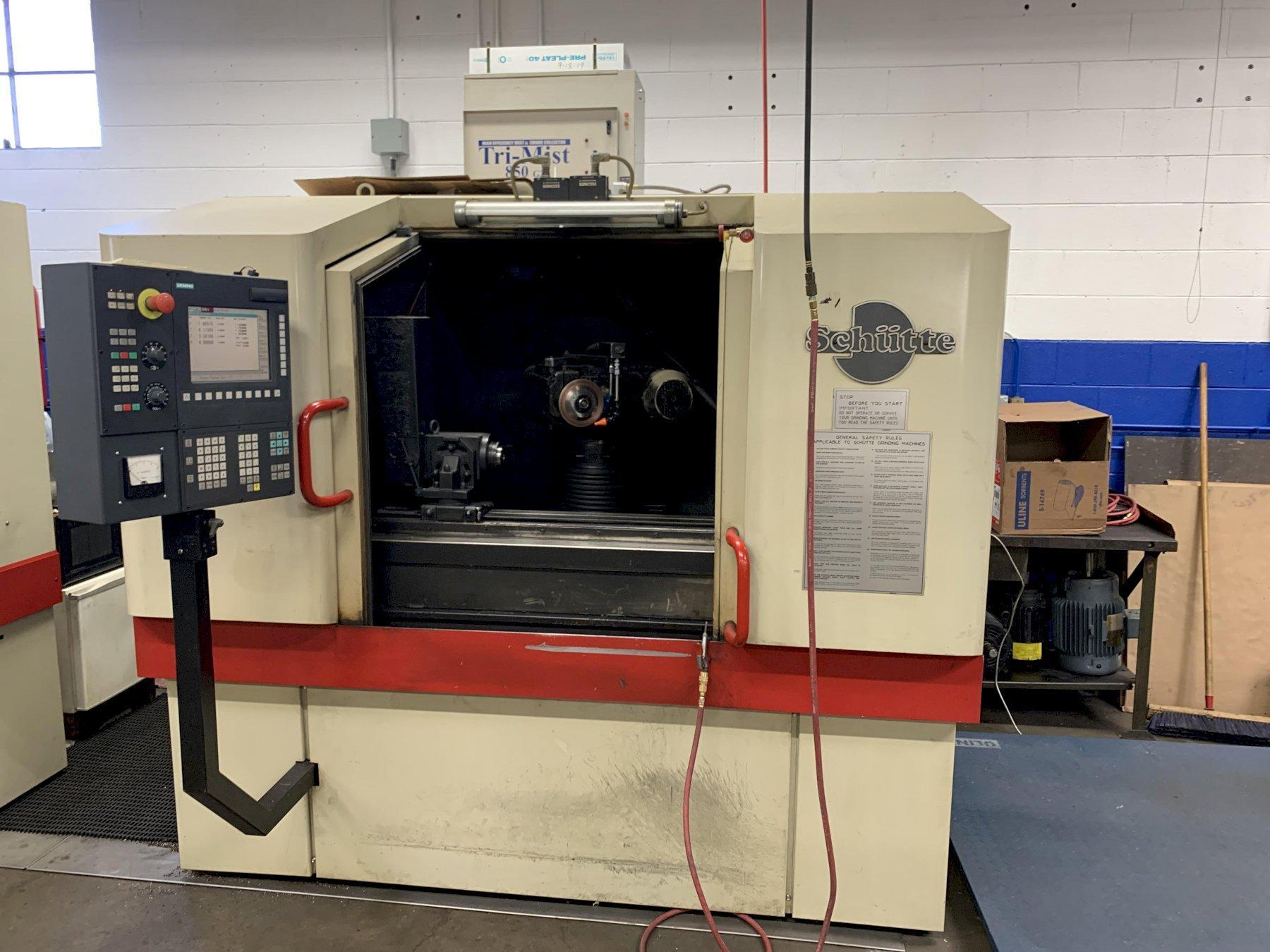 Schutte Model WU-400 4-Axis CNC Tool & Cutter Grinder