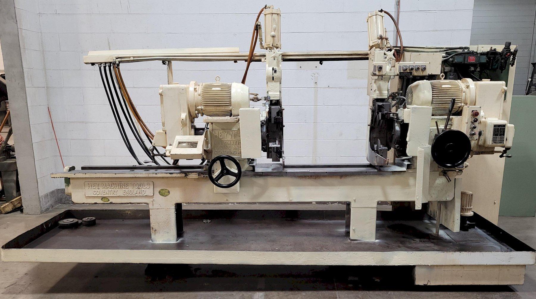 6.25" x 75" Hey No. 3 Double End Facing And Centering Machine