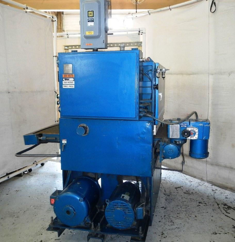 37" AEM/TIMESAVER "MADE IN USA" HEAVY DUTY "DRY" TWO ABRASIVE BELT HEAD