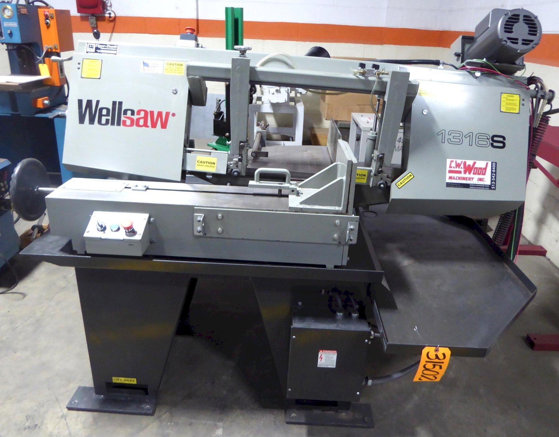 WELLSAW 1316S Saws, Band, Horizontal Machine Hub