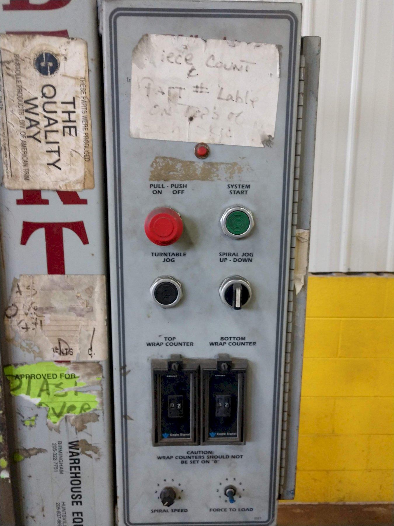 LIBERTY INDUSTRIES SERIES 500 ROTARY TABLE STRECH WRAPPER STOCK 14695