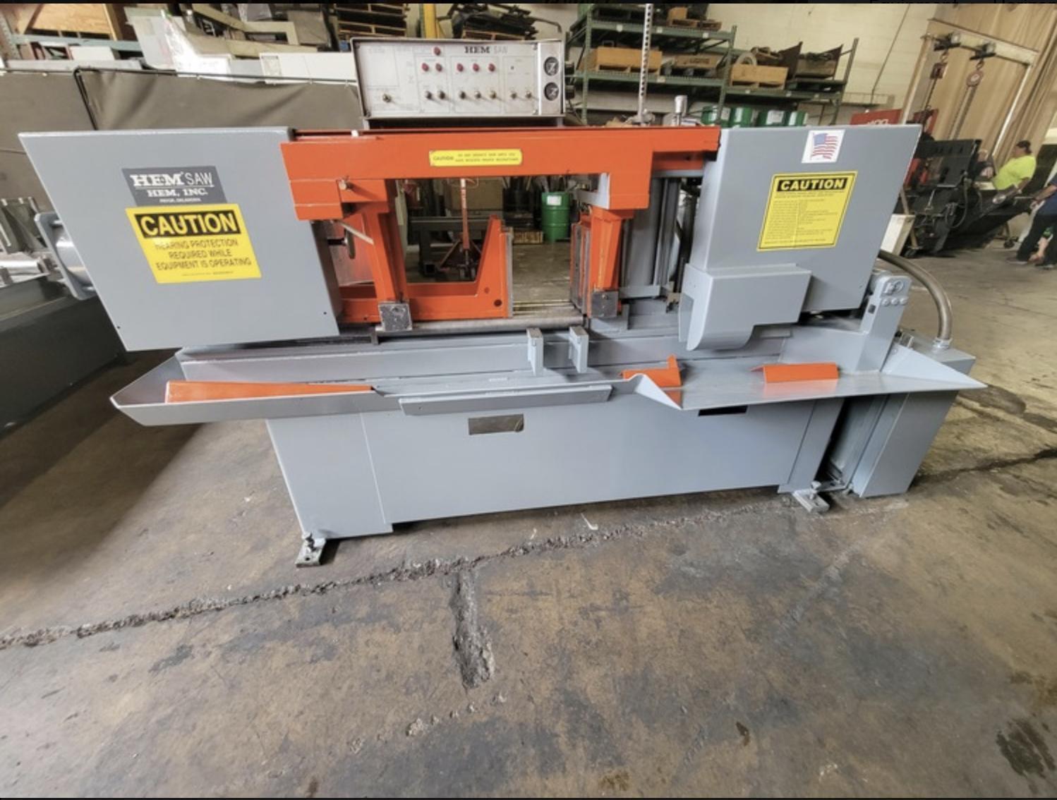 HEM 16” x 20” SemiAutomatic Horizontal Metal Cutting Band Saw w