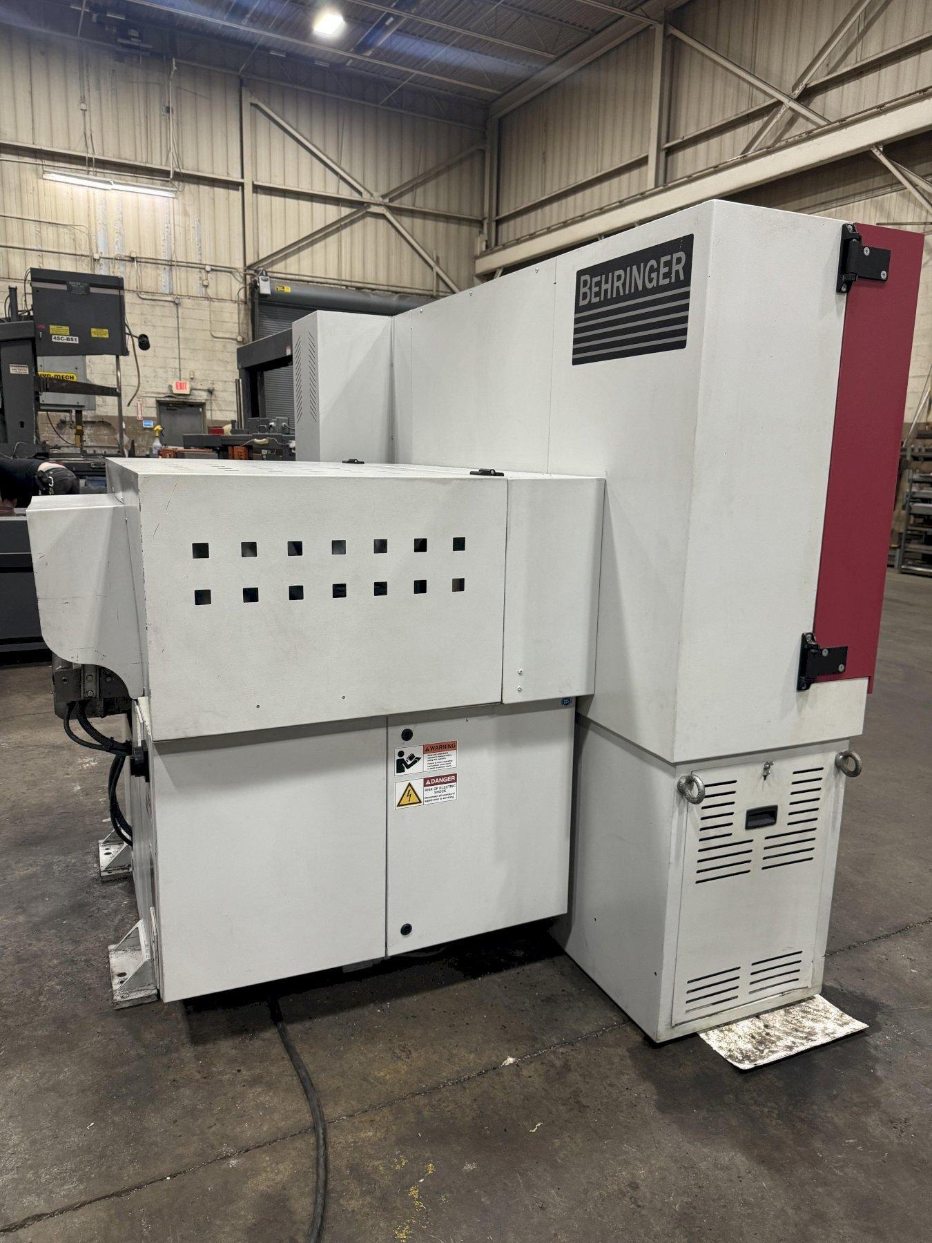 USED BEHRINGER 11.8" X 10.2" DUAL POST AUTOMATIC BANDSAW MODEL HBE 261A, Stock# 11109, Year: 2021