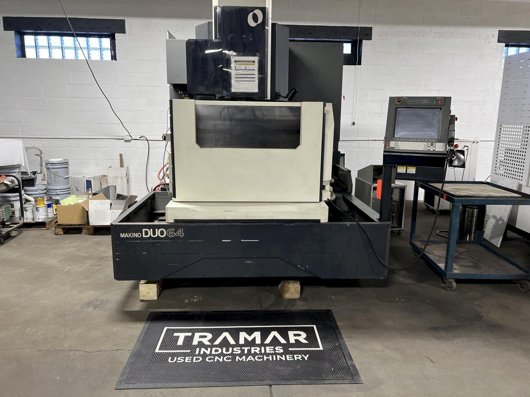 Makino DUO64 CNC Wire EDM, MGW-S6 Control, 25.5