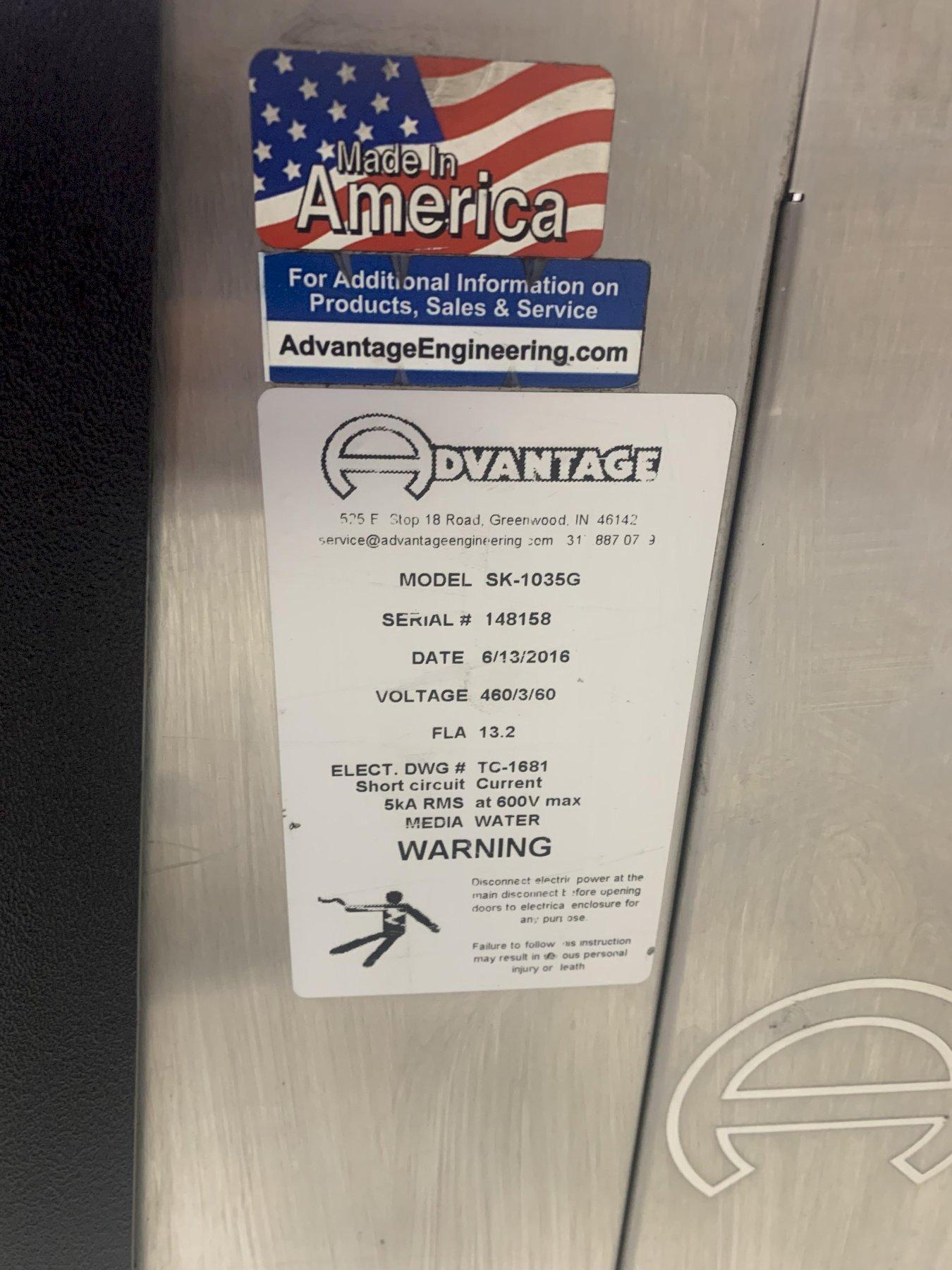 Advantage Sentra SK1035G Water Mold Temperature Controllers