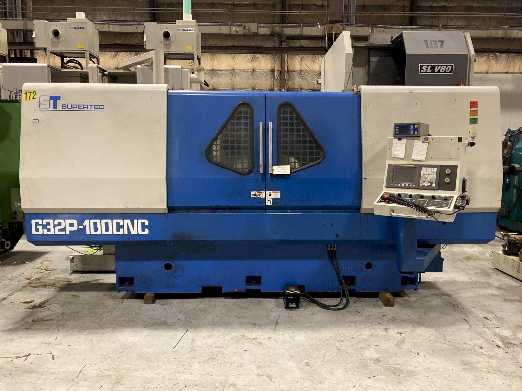 Supertec G32P-100 CNC Cylindrical Grinder, Fanuc 0iMC, 13
