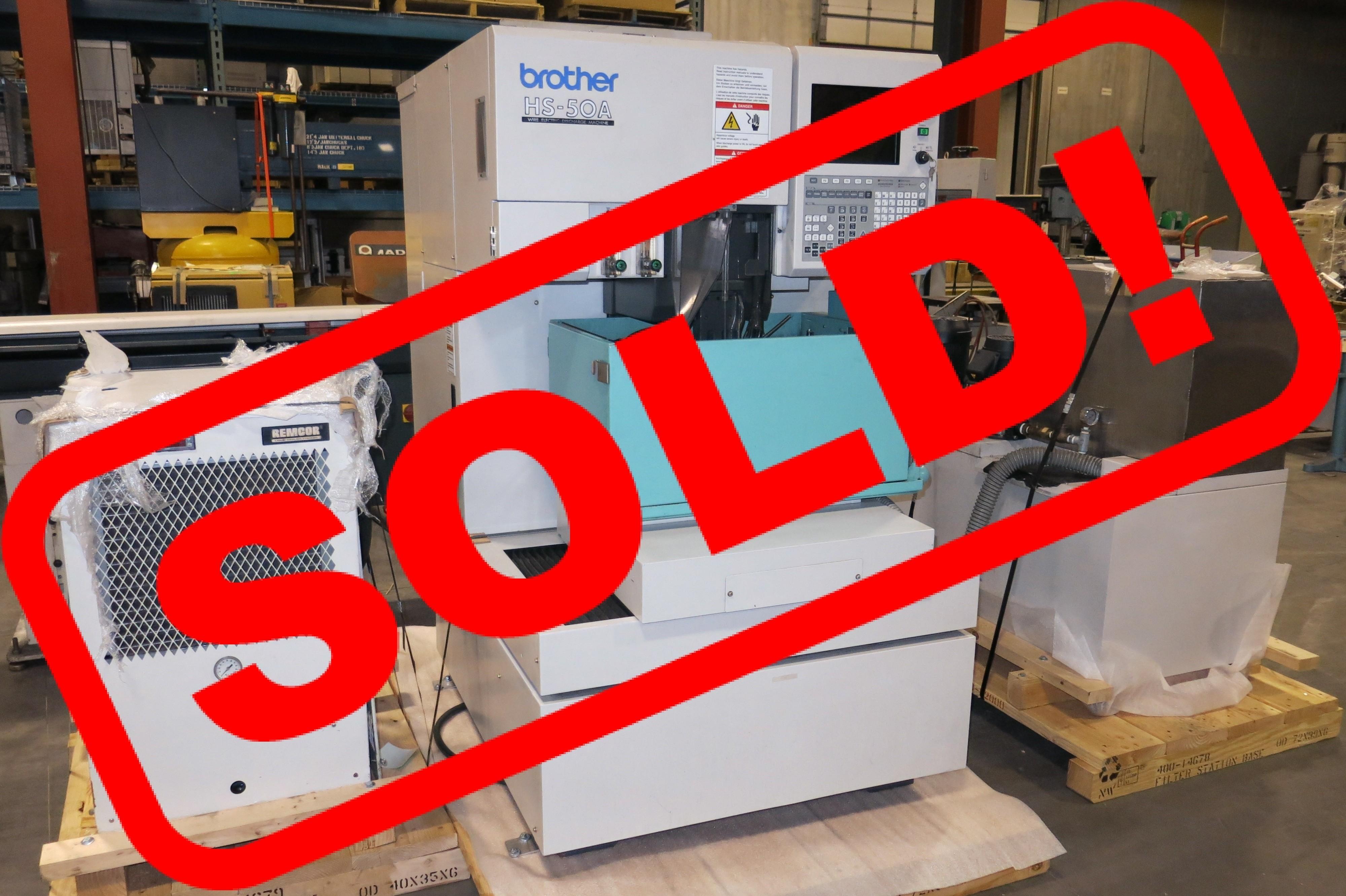 Brother Model HS50A CNC Wire EDM Machine, New 1999 (Installed 2000