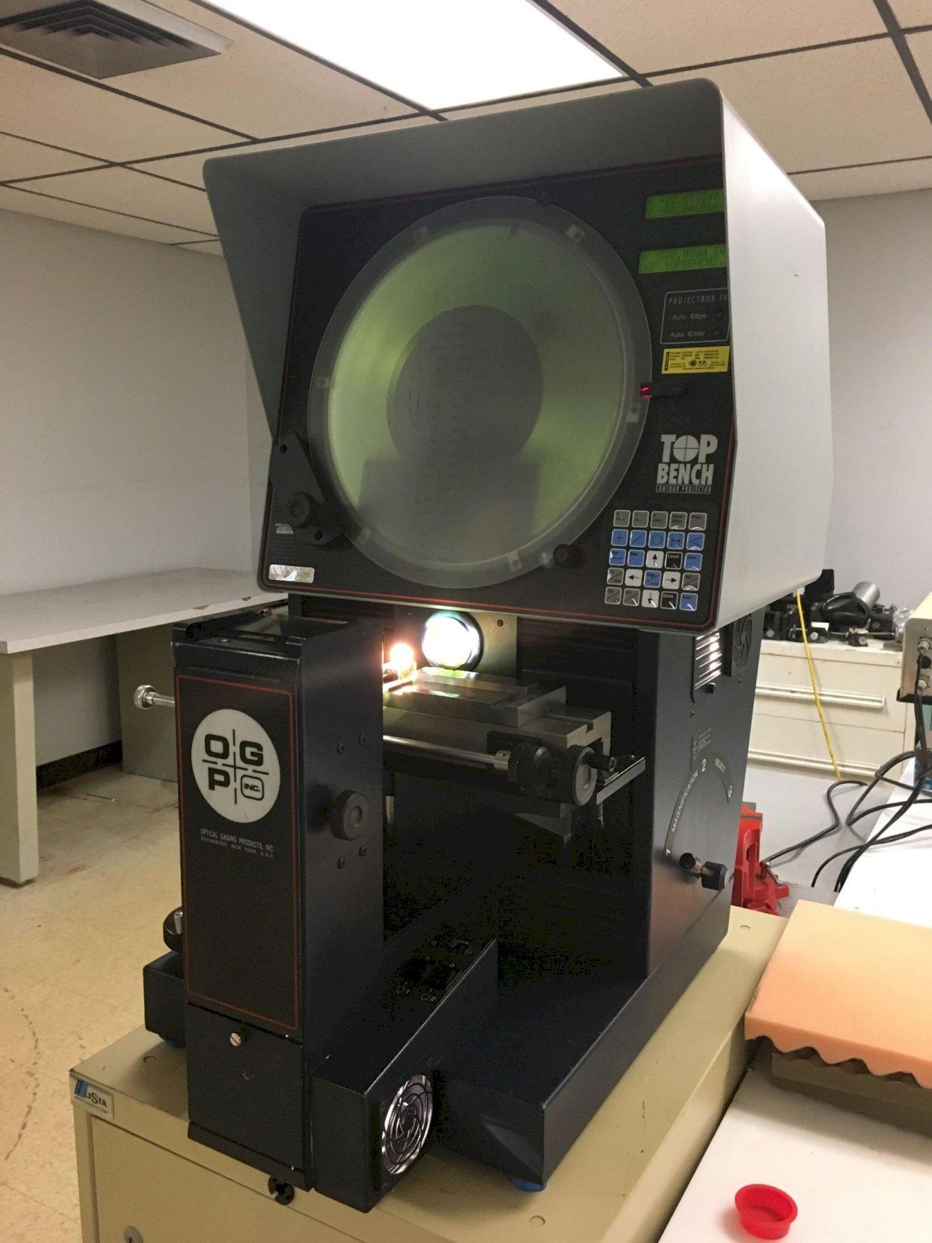 14″ OGP Model TB14 “Top Bench” Optical Comparator, S/N pending