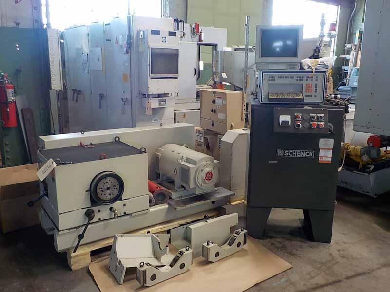 25,000 lb. Schenck H6V Two Plane Hard Bearing Horziontal Balancing Machine (End Drive & Control only)