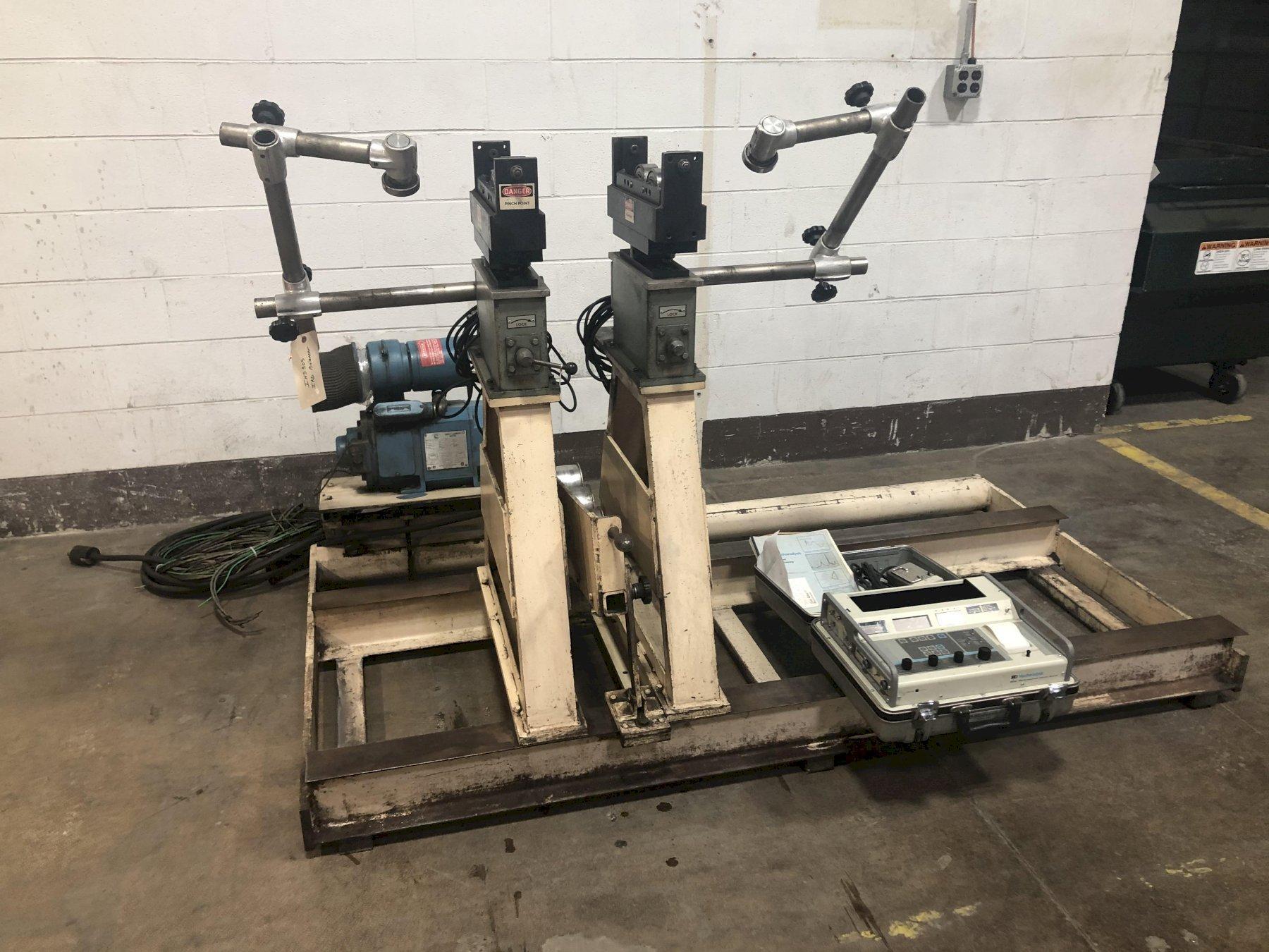 5000 lb IRD Model B50F Soft Bearing Belt Driven Balancing Machine