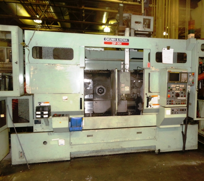 OKUMA HOWA 2SP3H TWIN SPINDLE CNC LATHE D&D Industries, Inc.