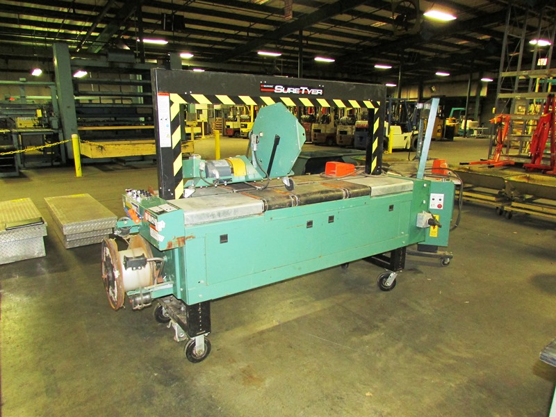 25″ x 50″ SIGNODE SURE TYER AUTOMATIC STRAPPING MACHINE D&D
