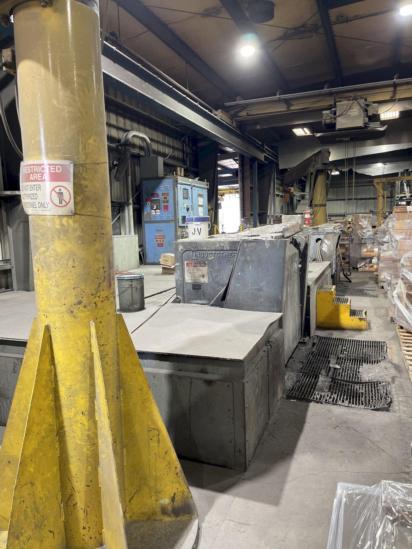 INDUCTOTHERM 600kw 1200 hz Furnaces, Melting, Coreless Machine Hub