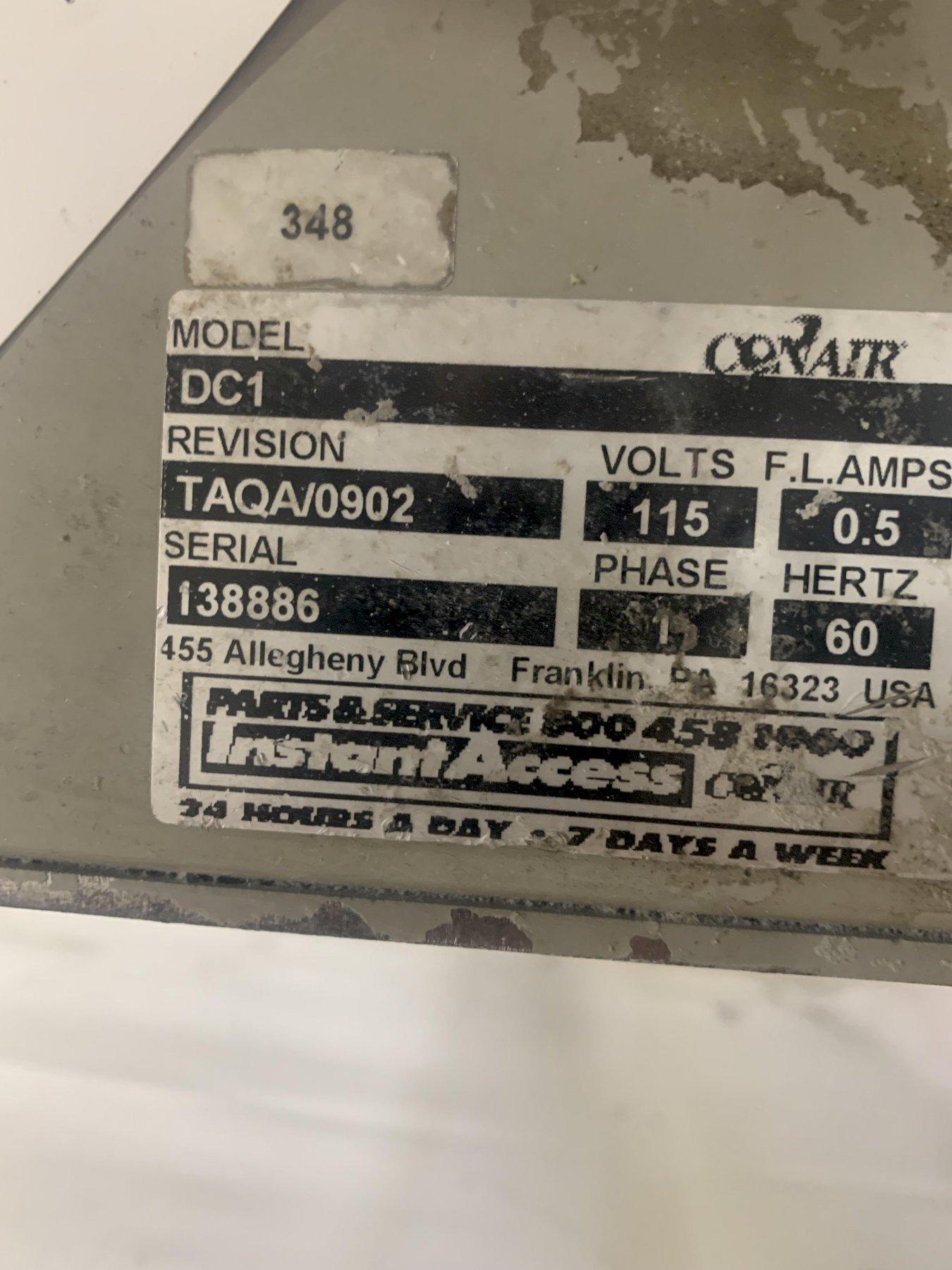 CONAIR DC1 Pumps, Vacuum Machine Hub