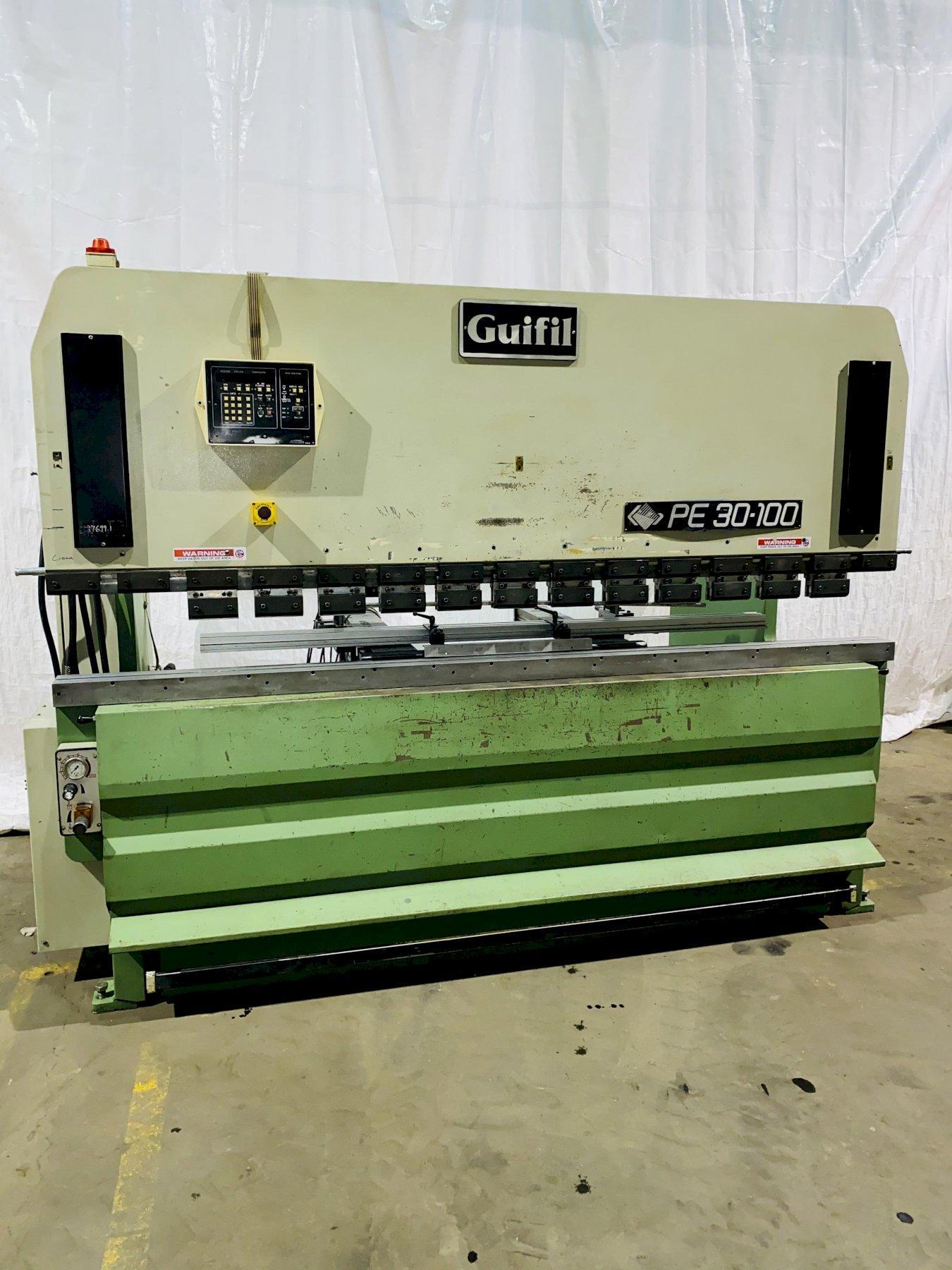 110 TON X 10′ GUIFIL PE30100 UPACTING HYDRAULIC PRESS BRAKE. STOCK