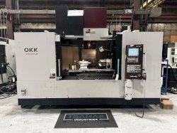 OKK VM7 III CNC Vertical Machining Center with 4th Axis For Sale - 2012