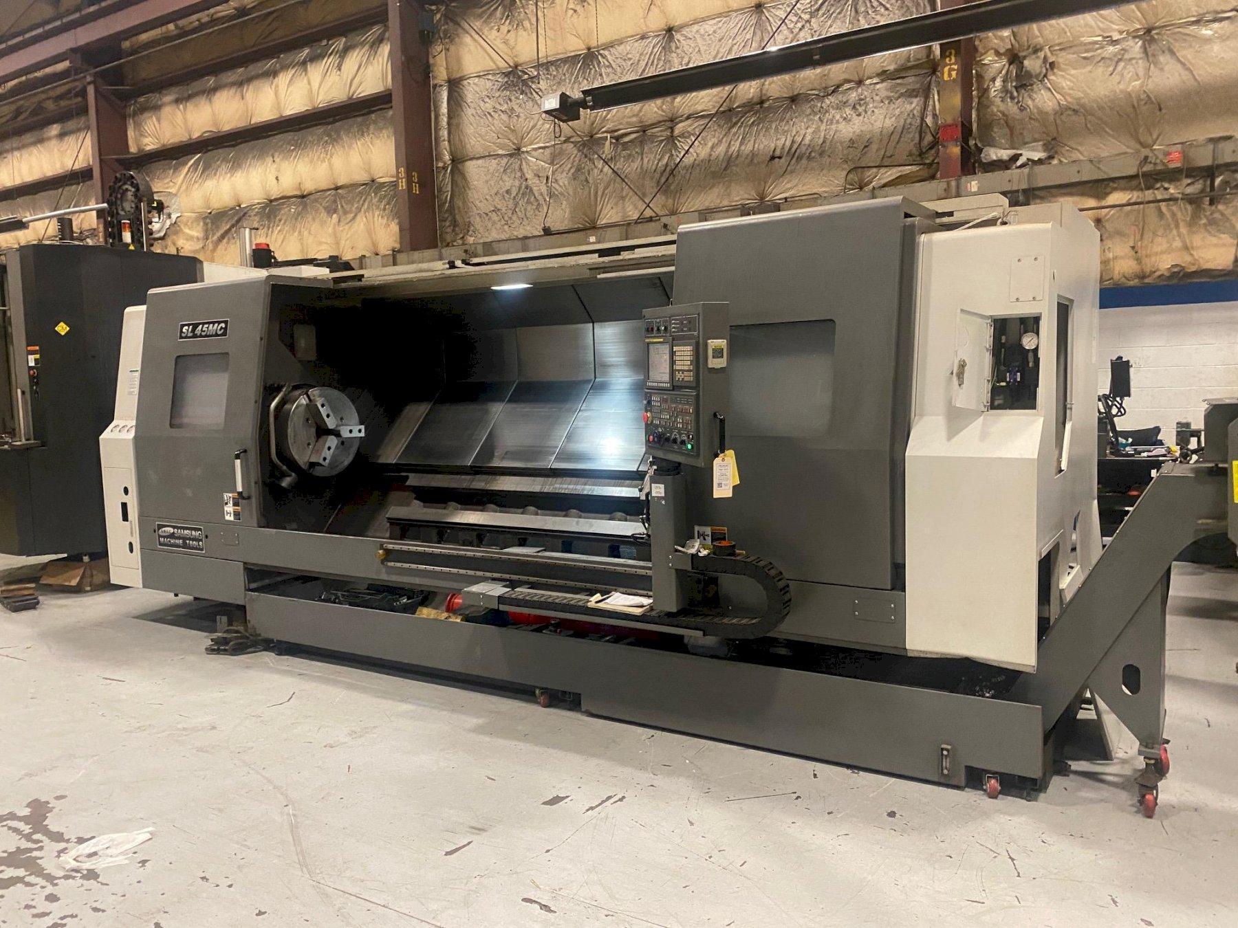 Samsung SL45MC/3000BB CNC Lathe, Fanuc 0iTD, 24