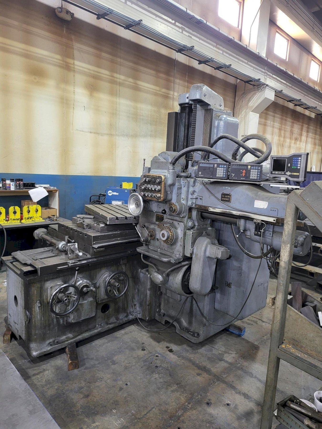 DEVLIEG 3B48 Boring Mills, Horizontal, Table Type Machine Hub