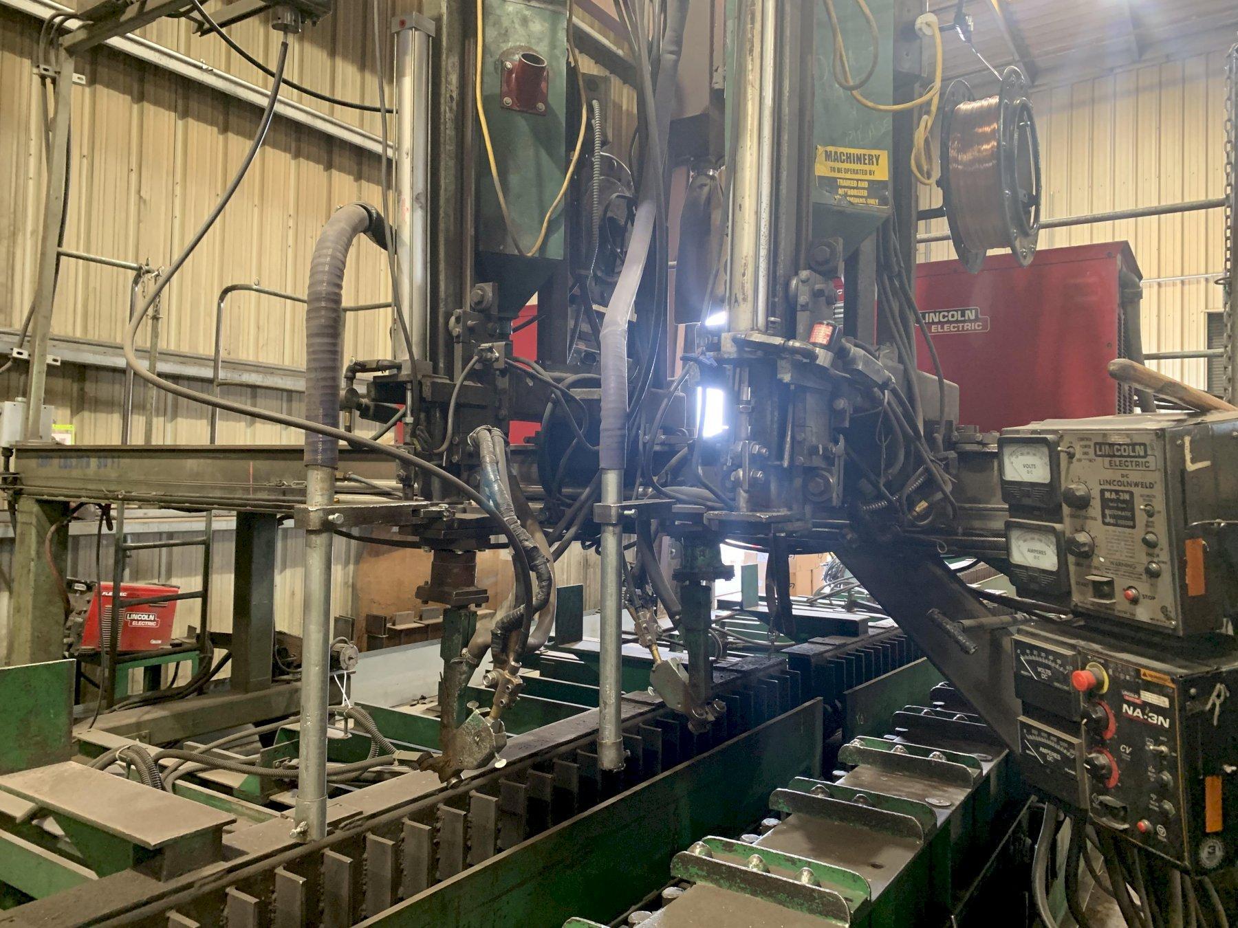 2 HEAD OGDEN MODEL DART IV STRUCTURAL STEEL ADJUSTABLE BEAM WELDING SYSTEM STOCK 15093