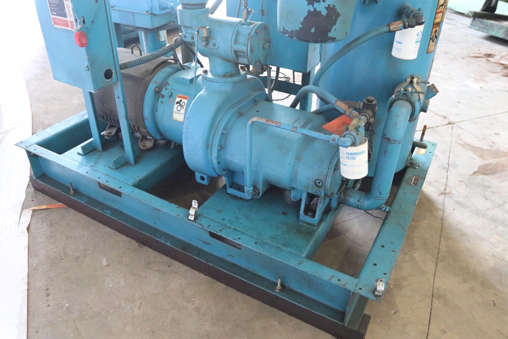 40 HP QUINCY QSVI 40 ROTARY SCREW VACUUM PUMP STOCK 10498