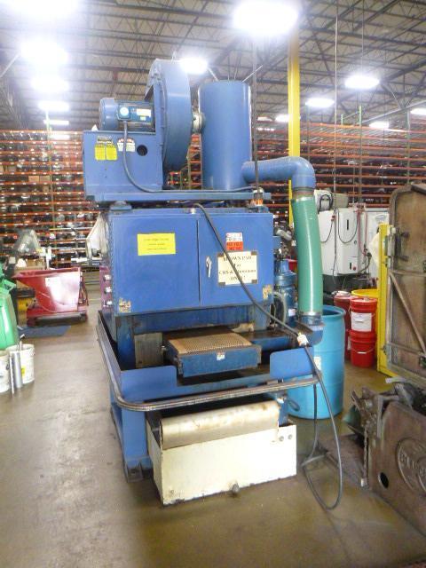 18” AEM (Speedfam) Model CS-180 Multi-Directional Single Head Deburring and Surface Finishing Machine