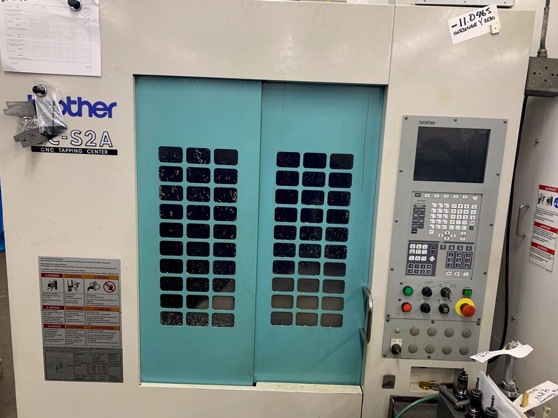 Brother TCS-2A CNC Drill & Tap Center, A-00 Control, 10K Spindle, 18.8
