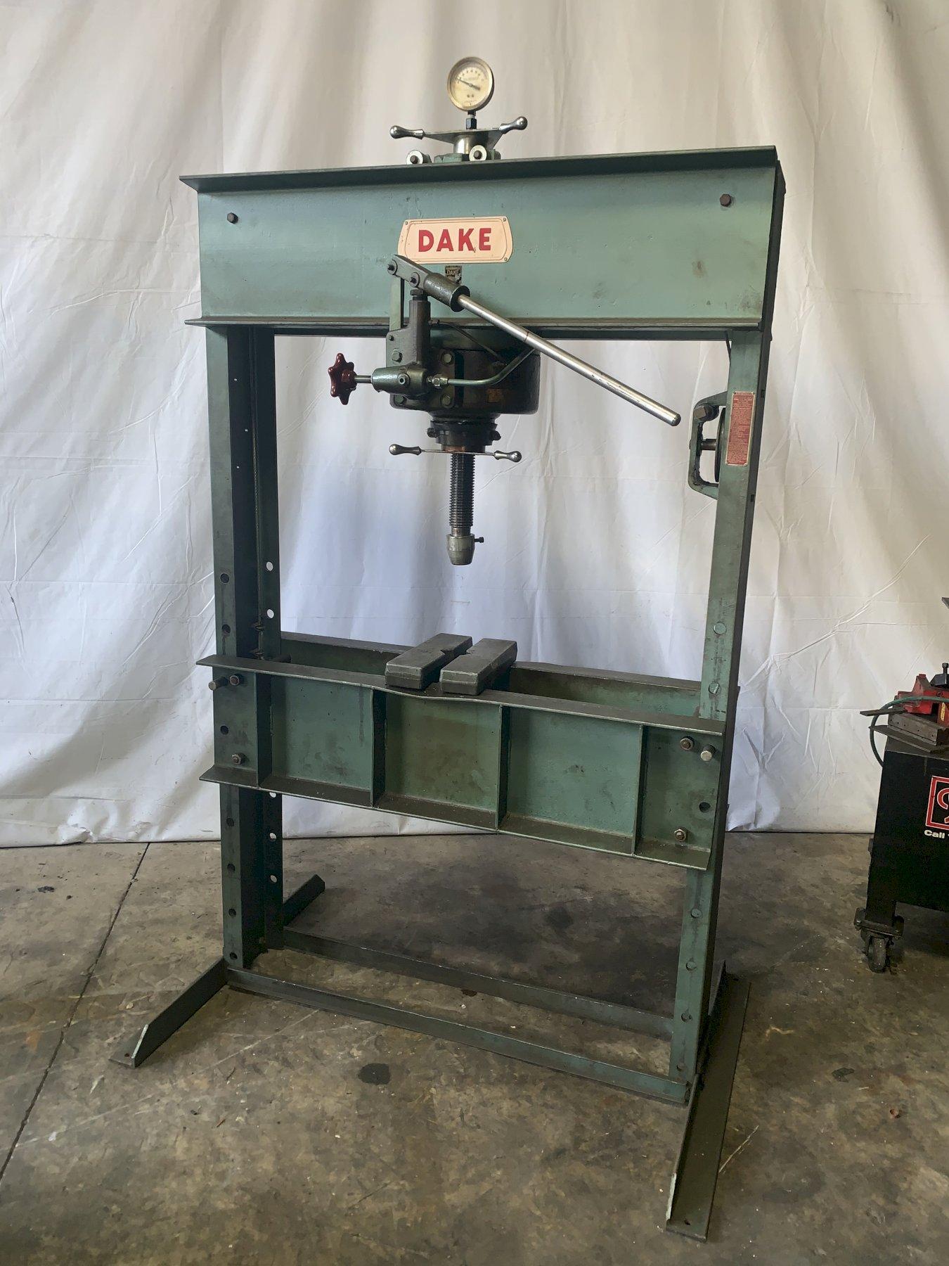 75 TON 75H HAND OPERATED HYDRAULIC SHOP PRESS STOCK 11057