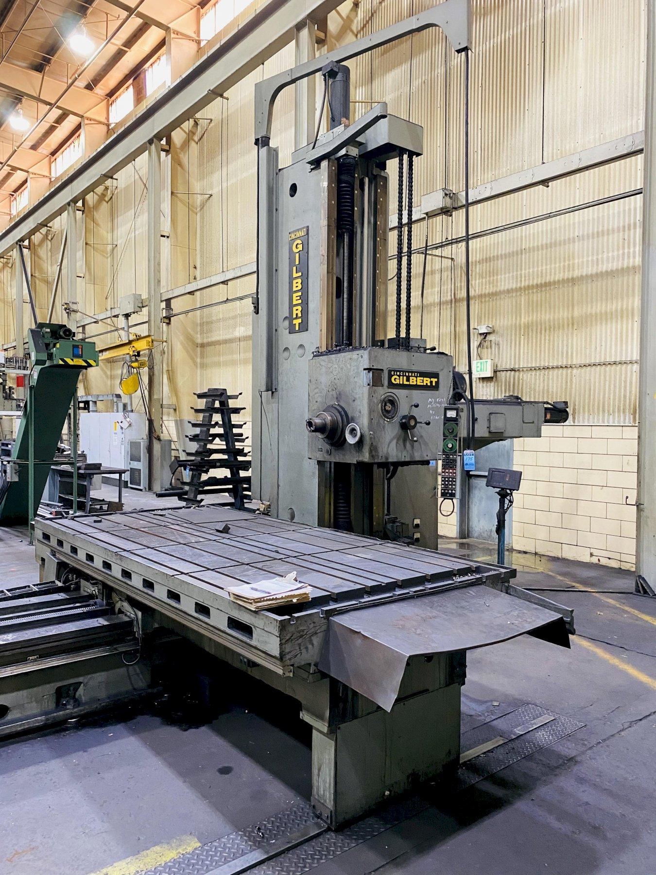 5″ CINCINNATI GILBERT SERIES 5 TABLE TYPE HORIZONTAL BORING MILL STOCK