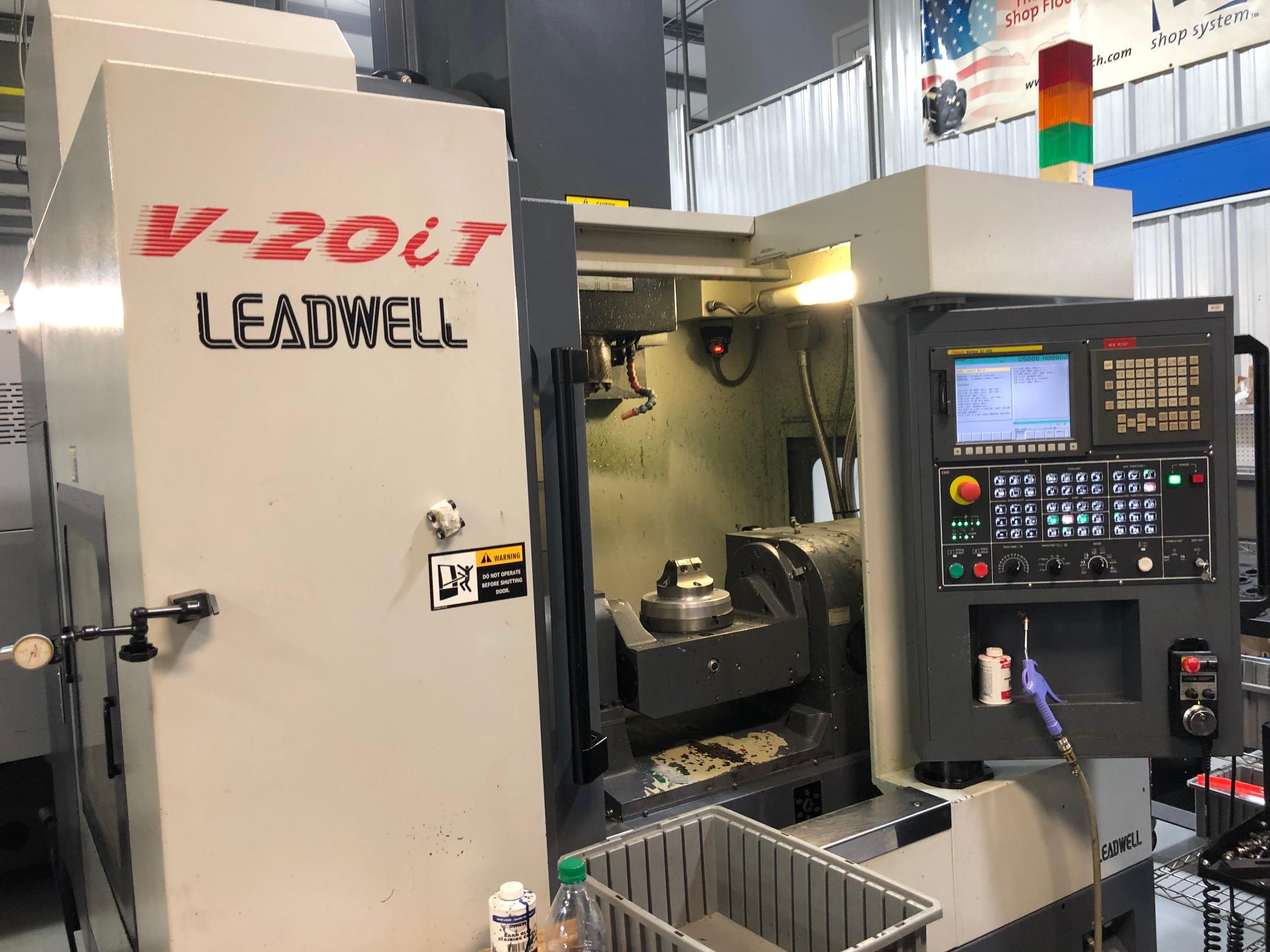 Leadwell V20i CNC 5-Axis Vertical Machining Center, Fanuc 0iMD, 20