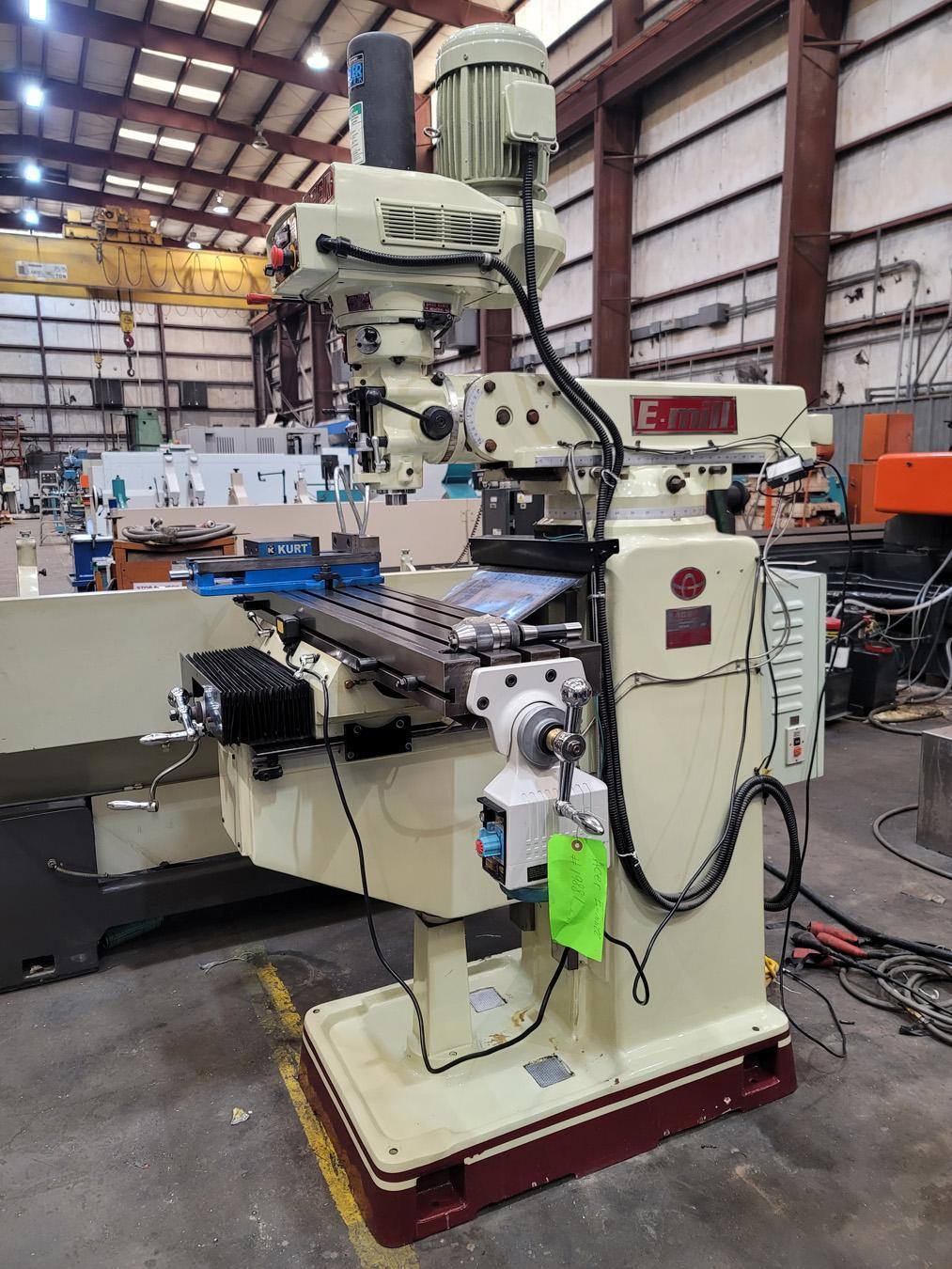 Used, Acer Emill EVS3VKH54 Vertical Milling Machine Harris Machine