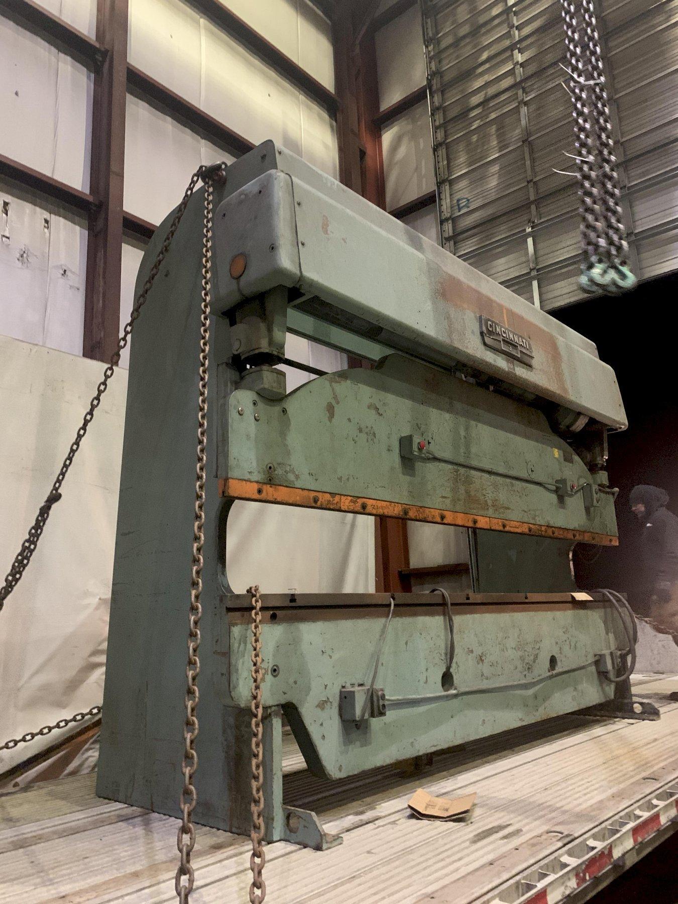 75 TON CINCINNATI MODEL 3 MECHANICAL PRESS BRAKE STOCK 13450