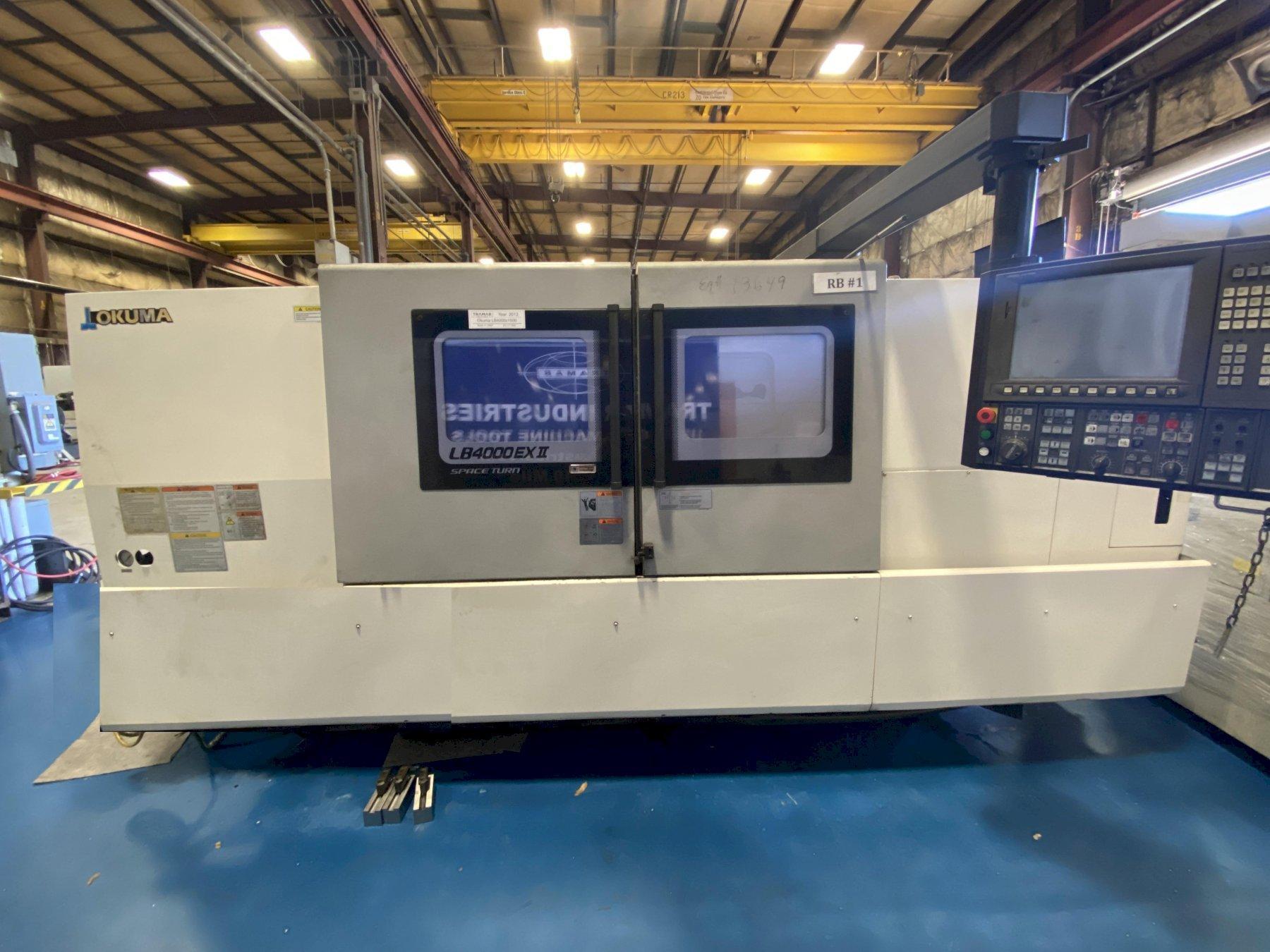 Okuma Space Turn LB4000EXII C-1500 CNC Lathe, OSP 300L, 12