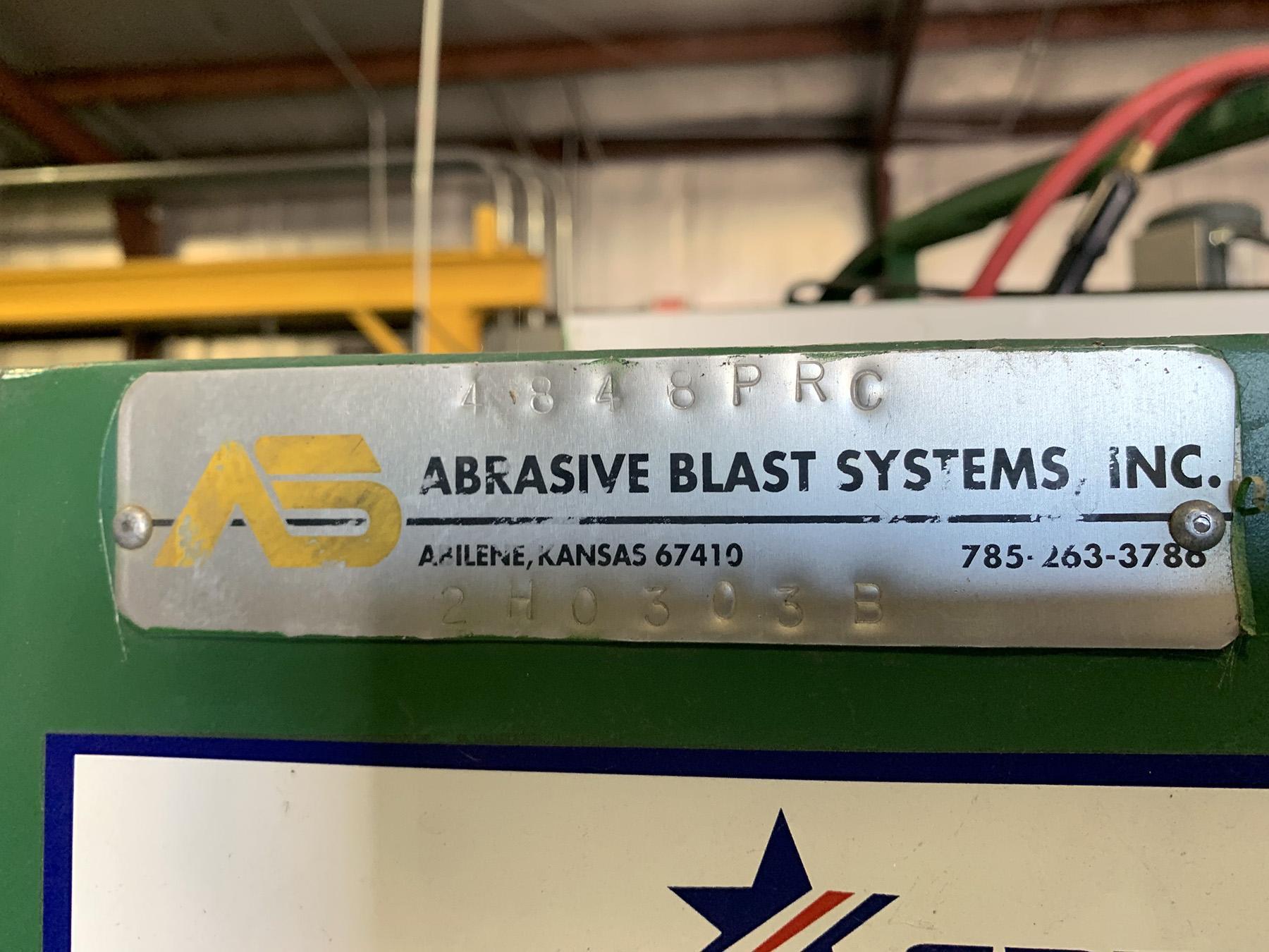 USED, ABRASIVE BLAST SYSTEMS INC. MODEL 4848PRC BLAST Harris