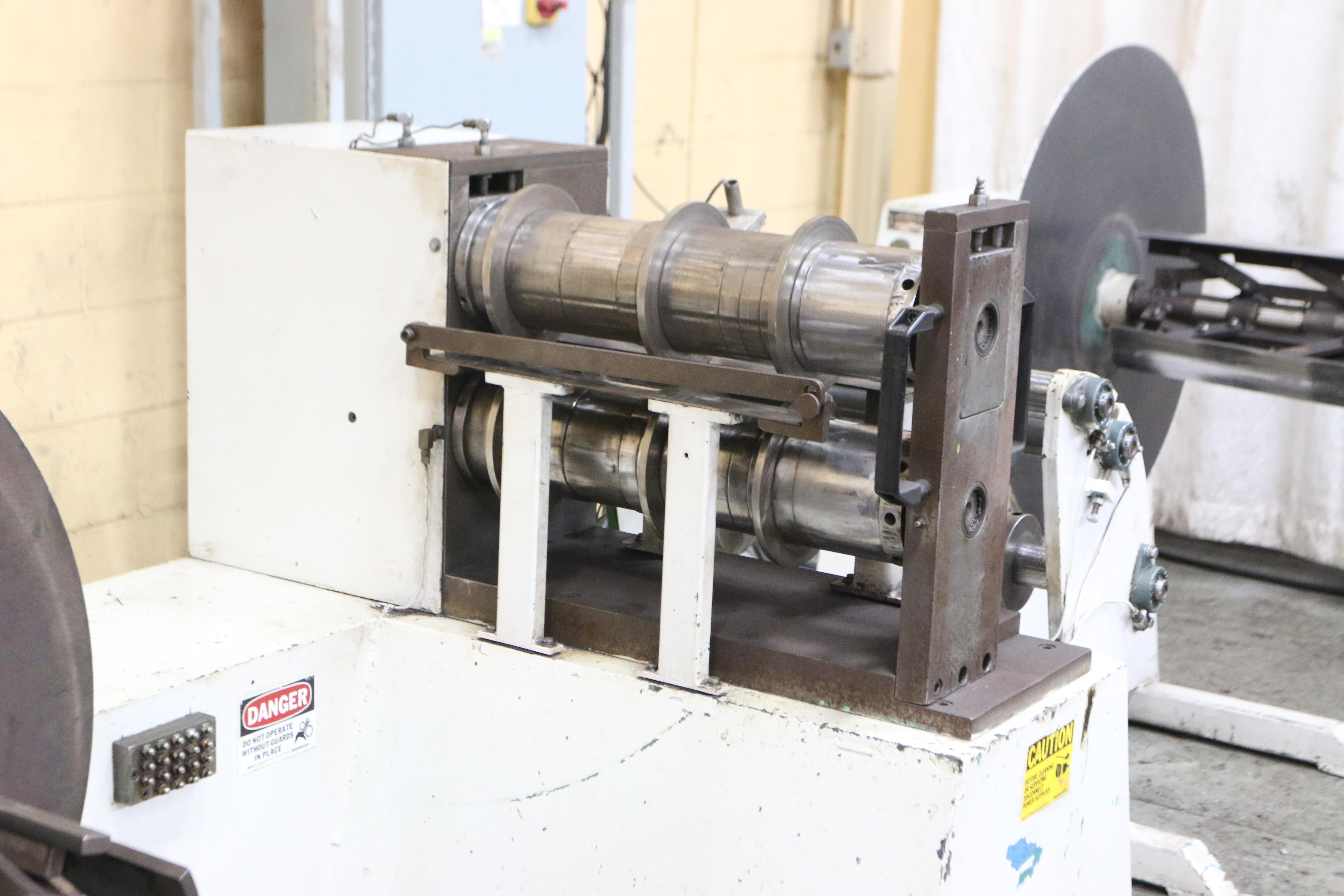 18″ X 31/2″ WALLNER MODEL 4680 PRECISION PACKAGE SLITTING LINE STOCK