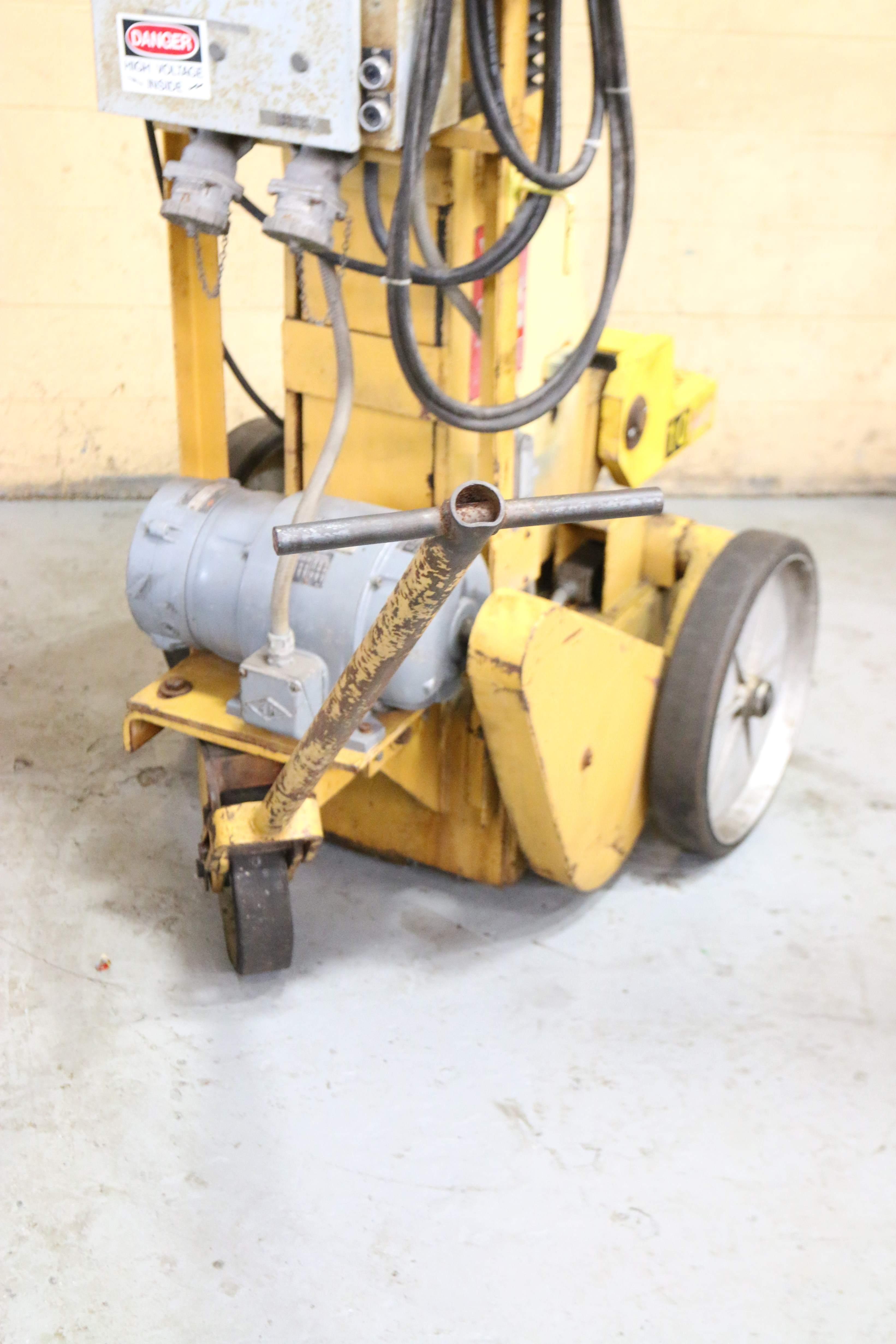 (4) 35 TON WHITING REMOTE CONTROLLED PORTABLE ELECTRIC RAIL CAR JACKS