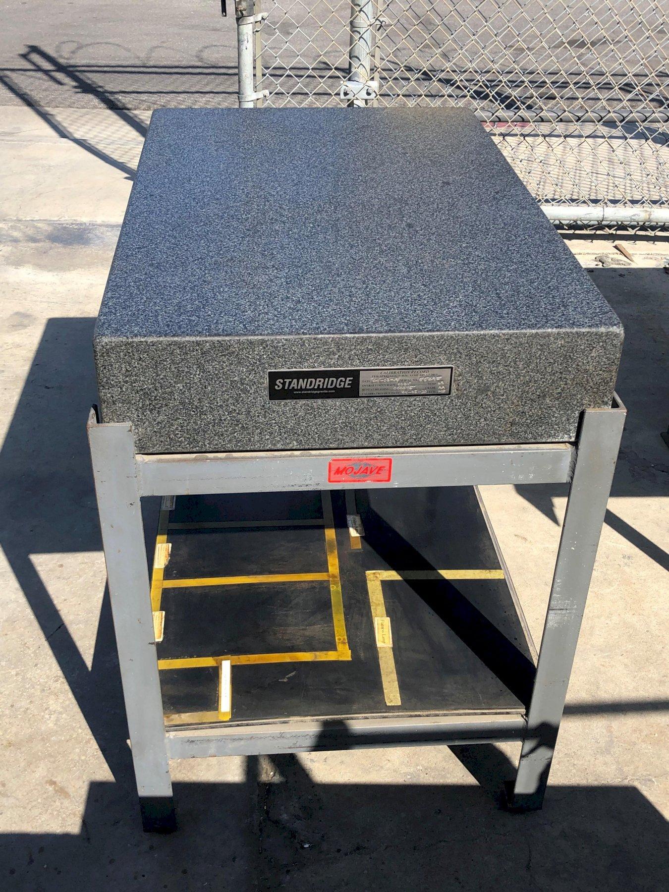 Standridge Surface Granite Plate 36″ x 24″ x 6″ with Stand, Grade AA