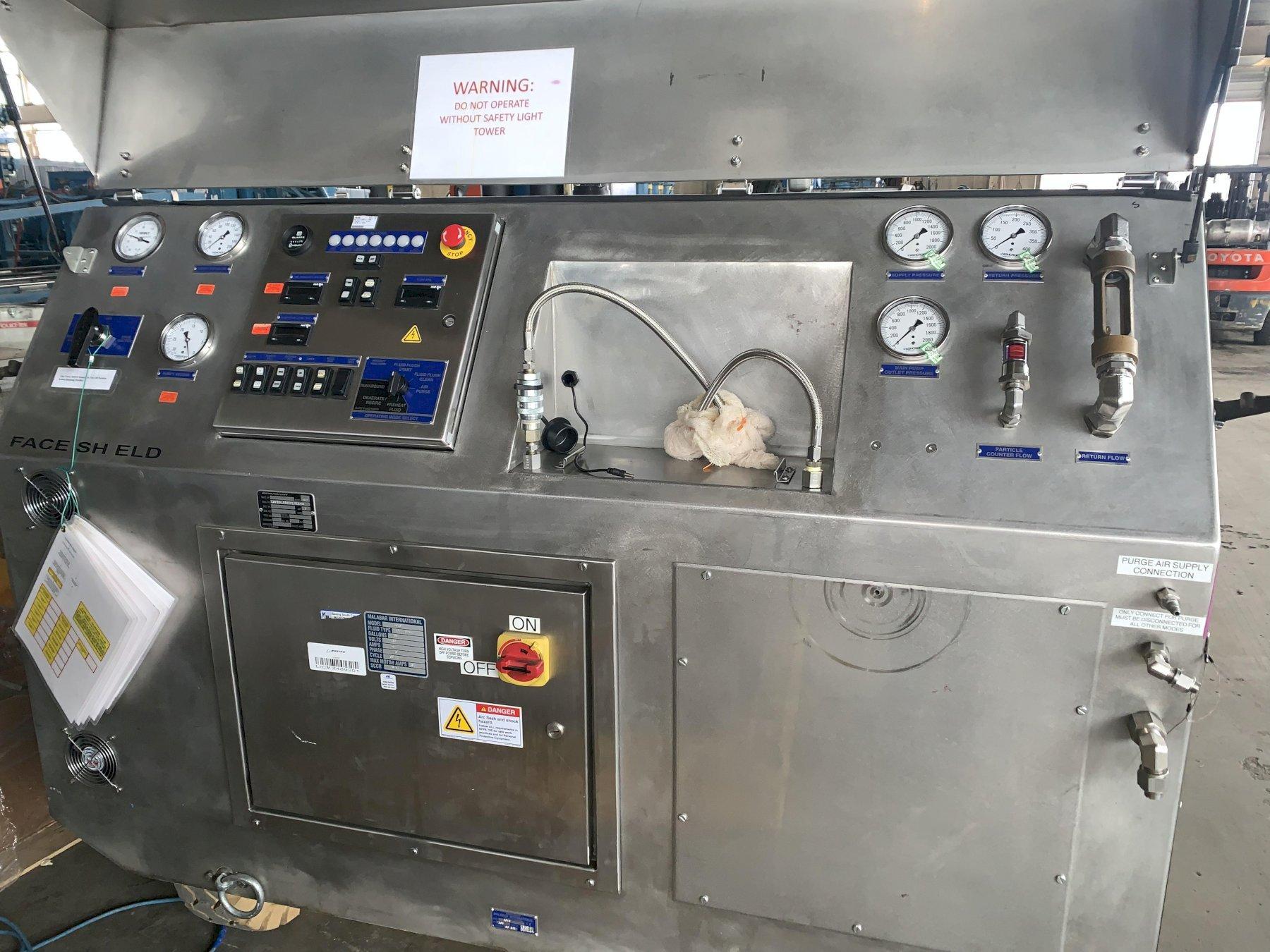 MALABAR INTERNATIONAL HYDRAULIC FLUSH TEST CART STOCK 11463