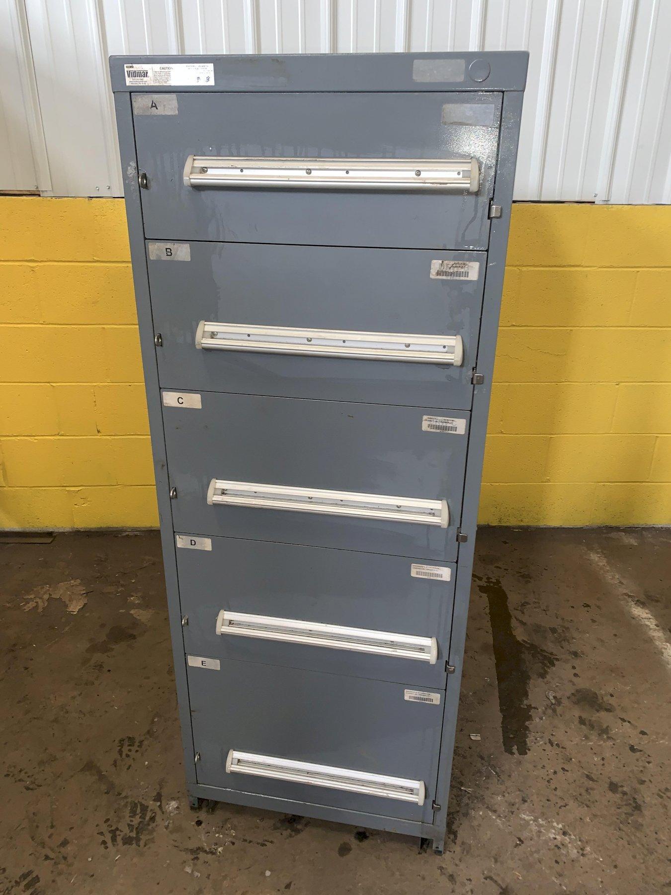22.5” x 28” x 59” VIDMAR TOOL STORAGE STOCK 12477