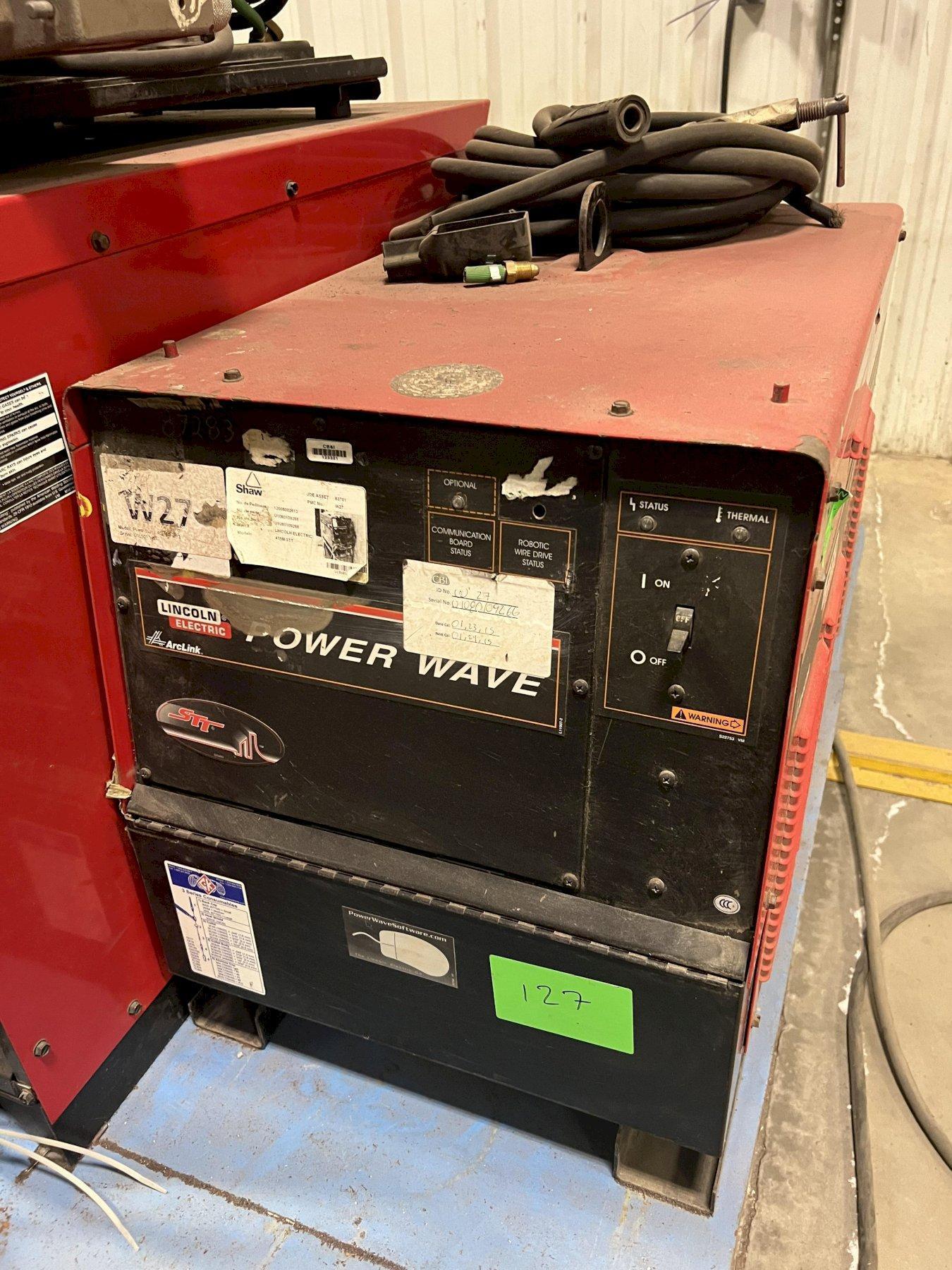 LINCOLN POWER WAVE 455M/STT WELDER: STOCK 18498