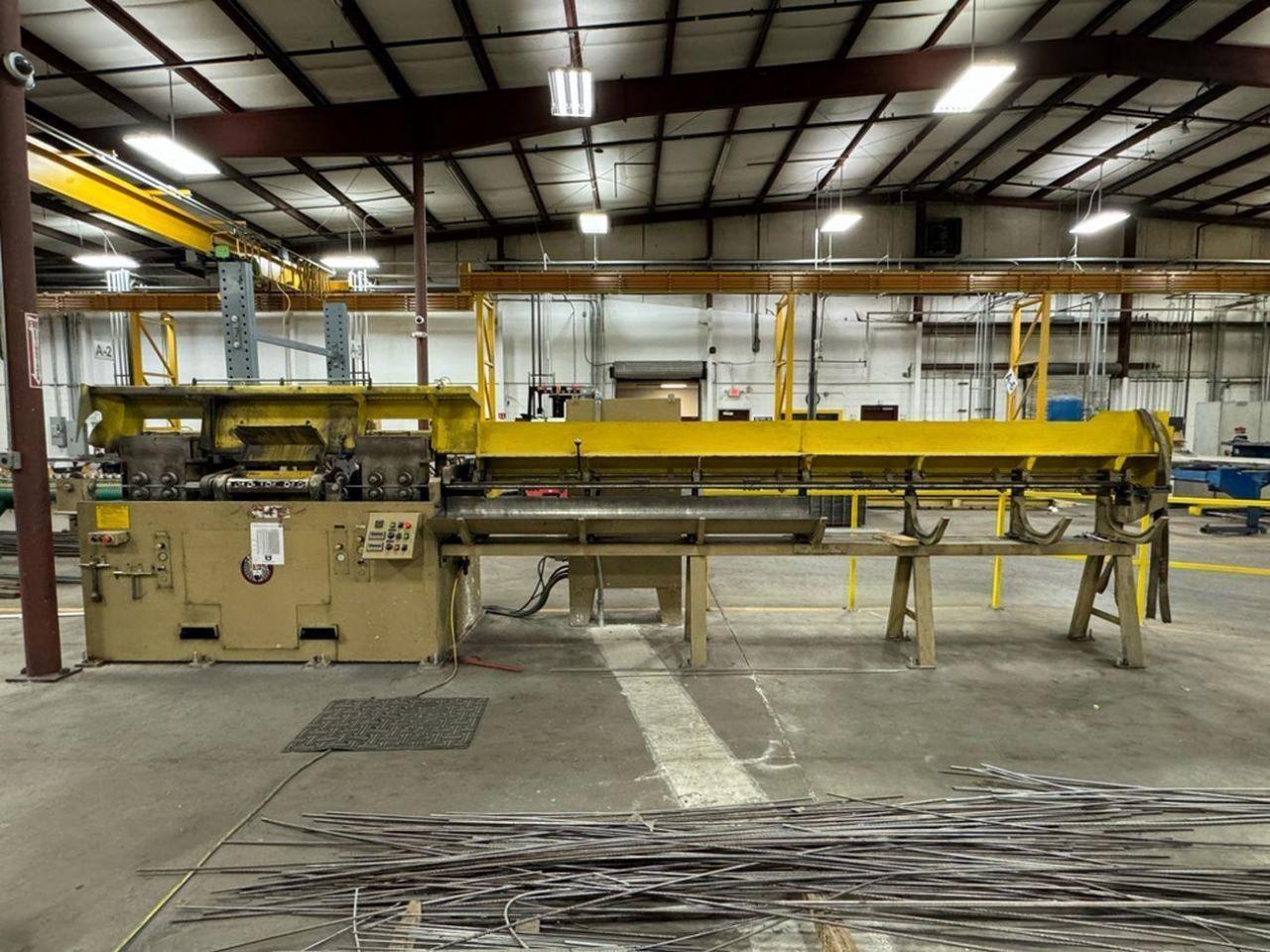 LEWIS model 4SHV8 WIRE STRAIGHTENING & CUTTING MACHINE