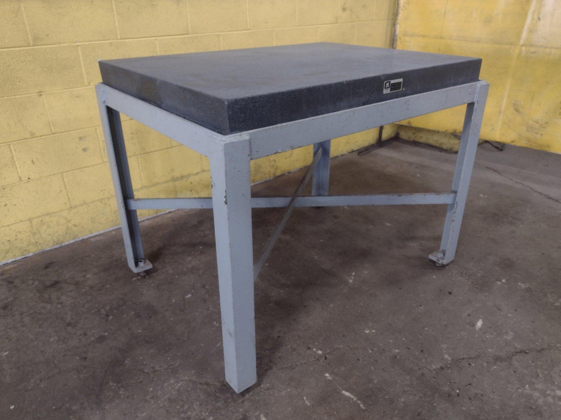 36″ X 48″ GRANITE PLATE RESURFACING WORK TABLE STOCK 17863