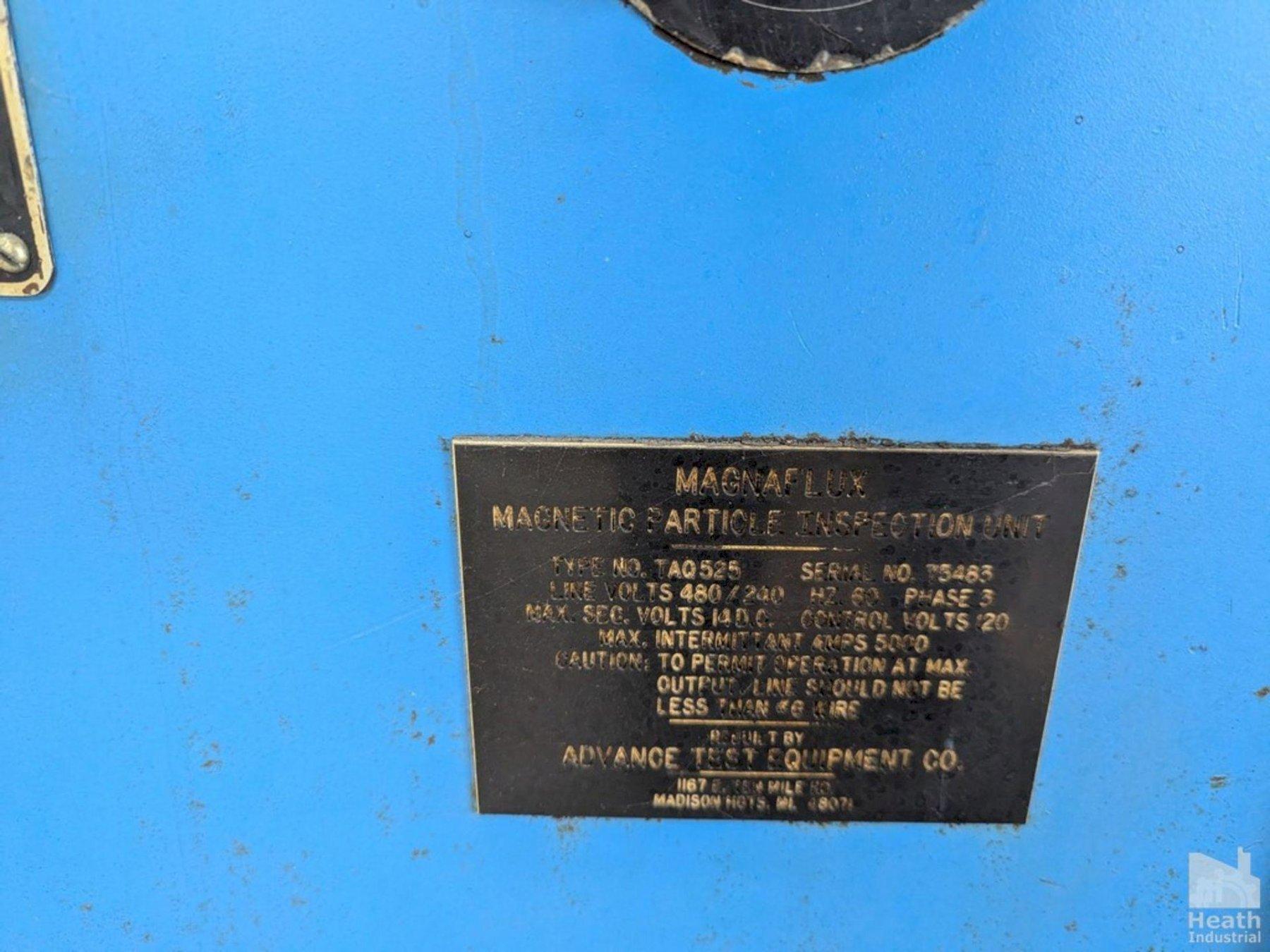 MAGNAFLUX MODEL TAQ525 PARTICLE INSPECTION UNIT STOCK 21879