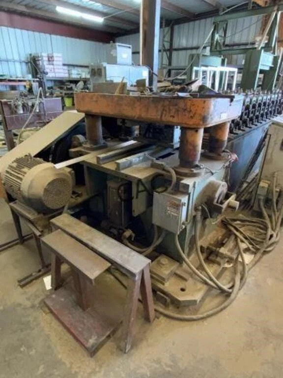 50 TON TISHKEN CO24-HW-4A12 MECHANICAL CUT OFF PRESS. STOCK # 0313723