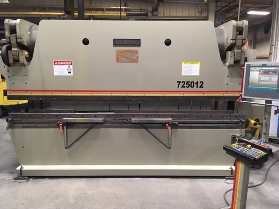 250 Ton x 12′ Accurpress 725012 CNC Press Brake G2000 Inc.