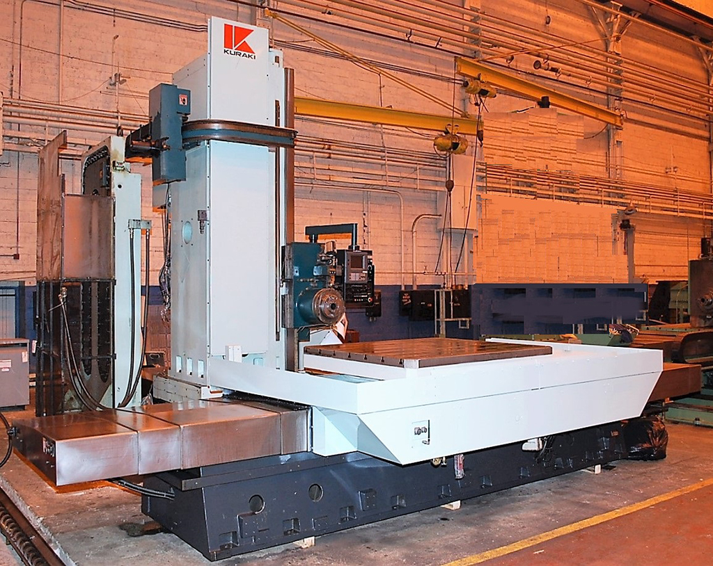 5″ Kuraki KBT13A CNC Horizontal Boring Mill G2000 Inc.