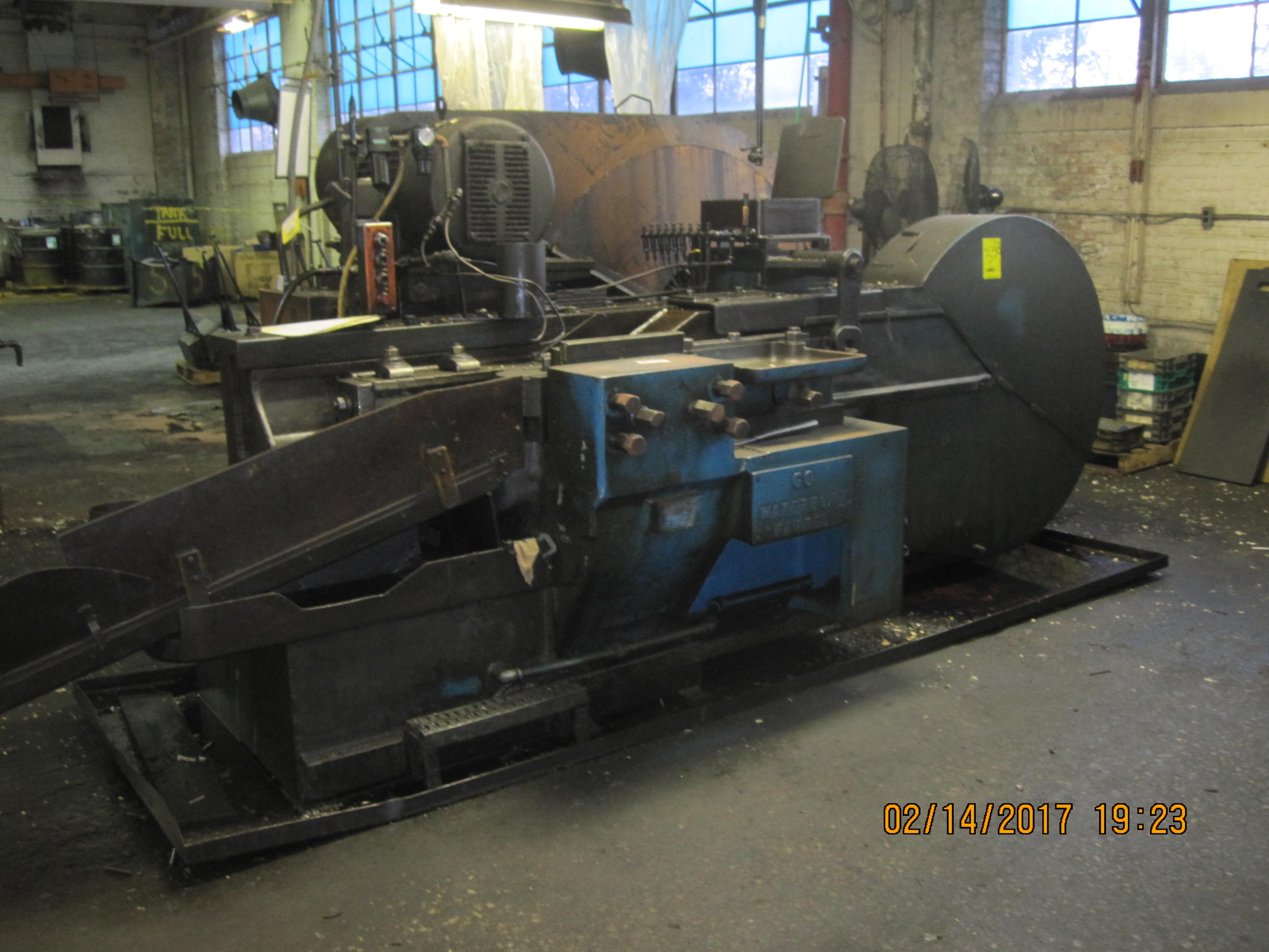 Waterbury Farrel Model 60 Heavy Frame Hand Feed Thread Roller