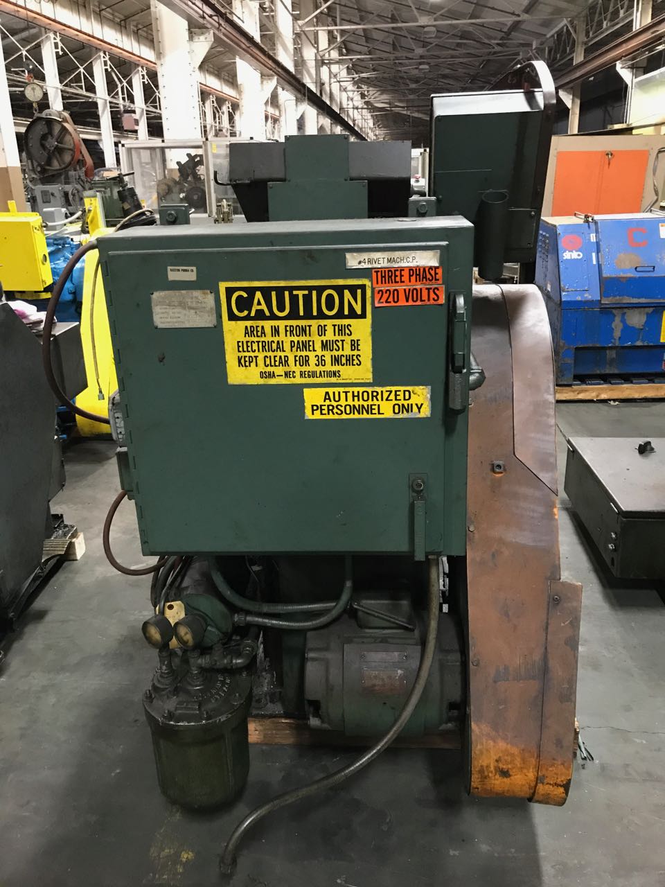 3/16″ National 2 Die Tubular Rivet Header Hariton Machinery Company, Inc.