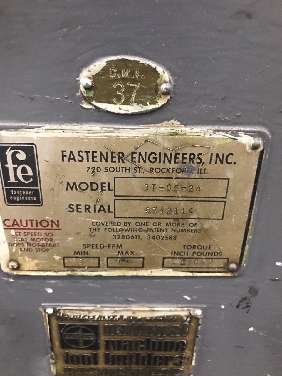 5/16″ Fastener Engineers Model DT0524 In Line Wire Drawer Hariton Machinery Company, Inc.